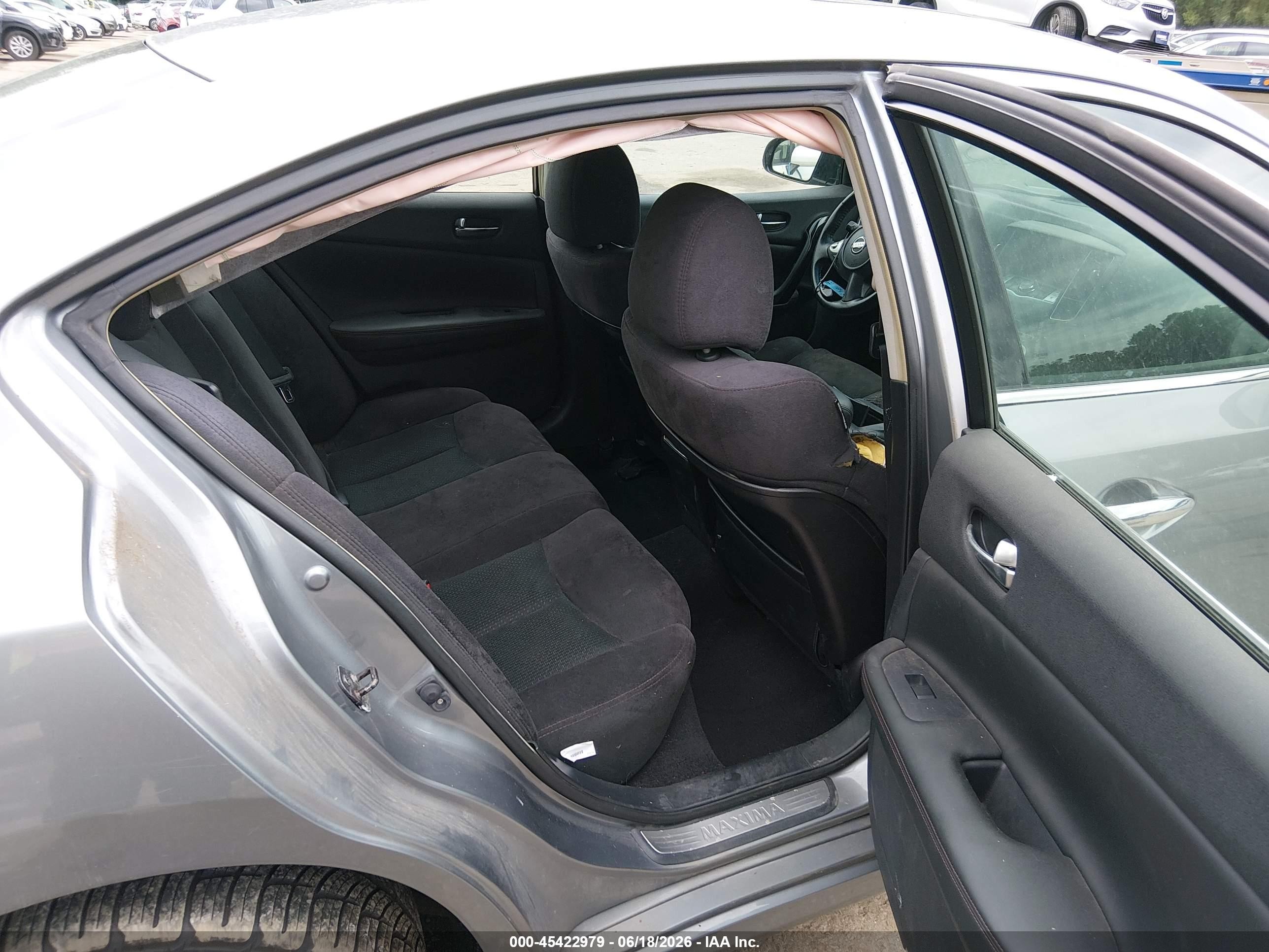 2009 Nissan Maxima 3.5 S Silver vin: 1N4AA51E89C851408