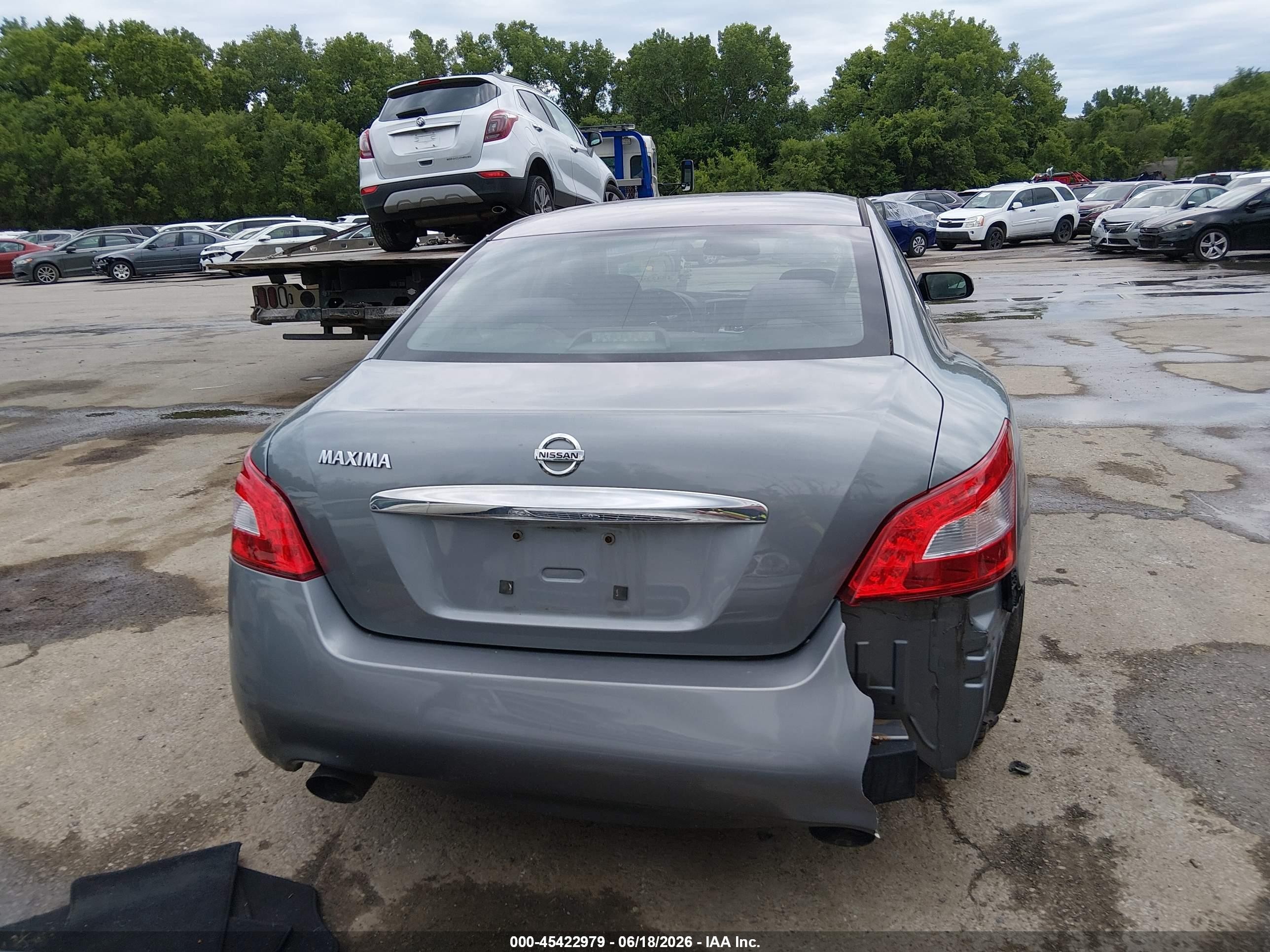 2009 Nissan Maxima 3.5 S Silver vin: 1N4AA51E89C851408