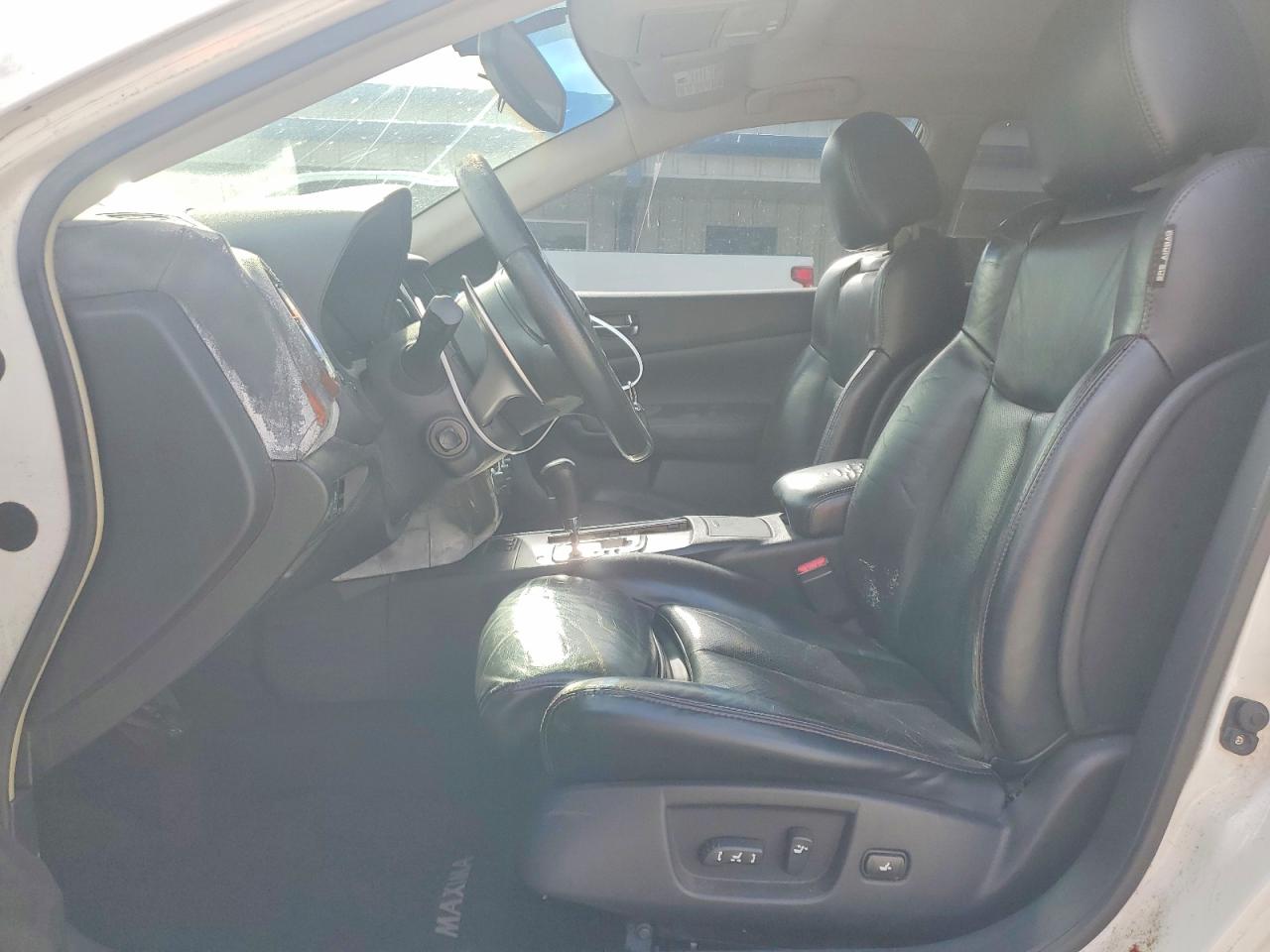 2009 Nissan Maxima 3.5 S White vin: 1N4AA51E99C805053