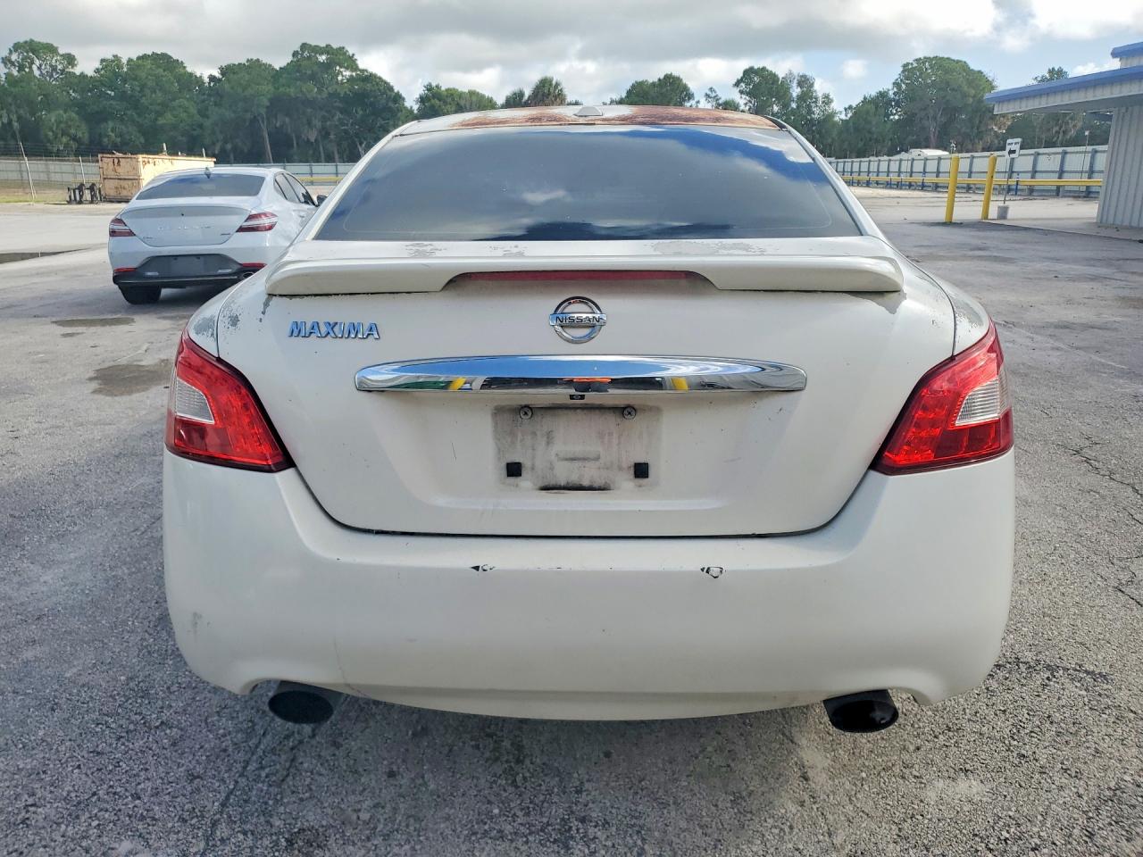 2009 Nissan Maxima 3.5 S White vin: 1N4AA51E99C805053