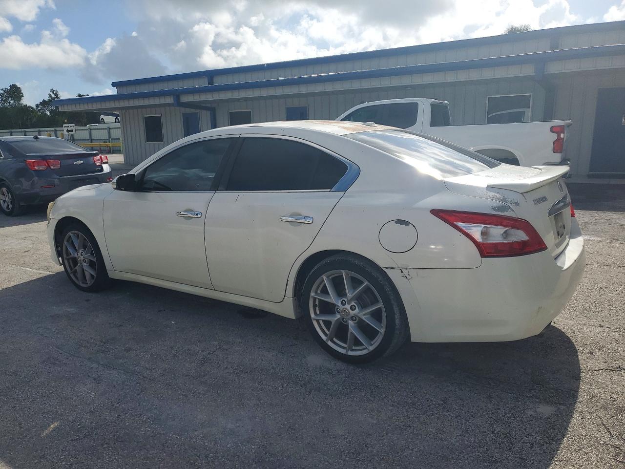 2009 Nissan Maxima 3.5 S White vin: 1N4AA51E99C805053
