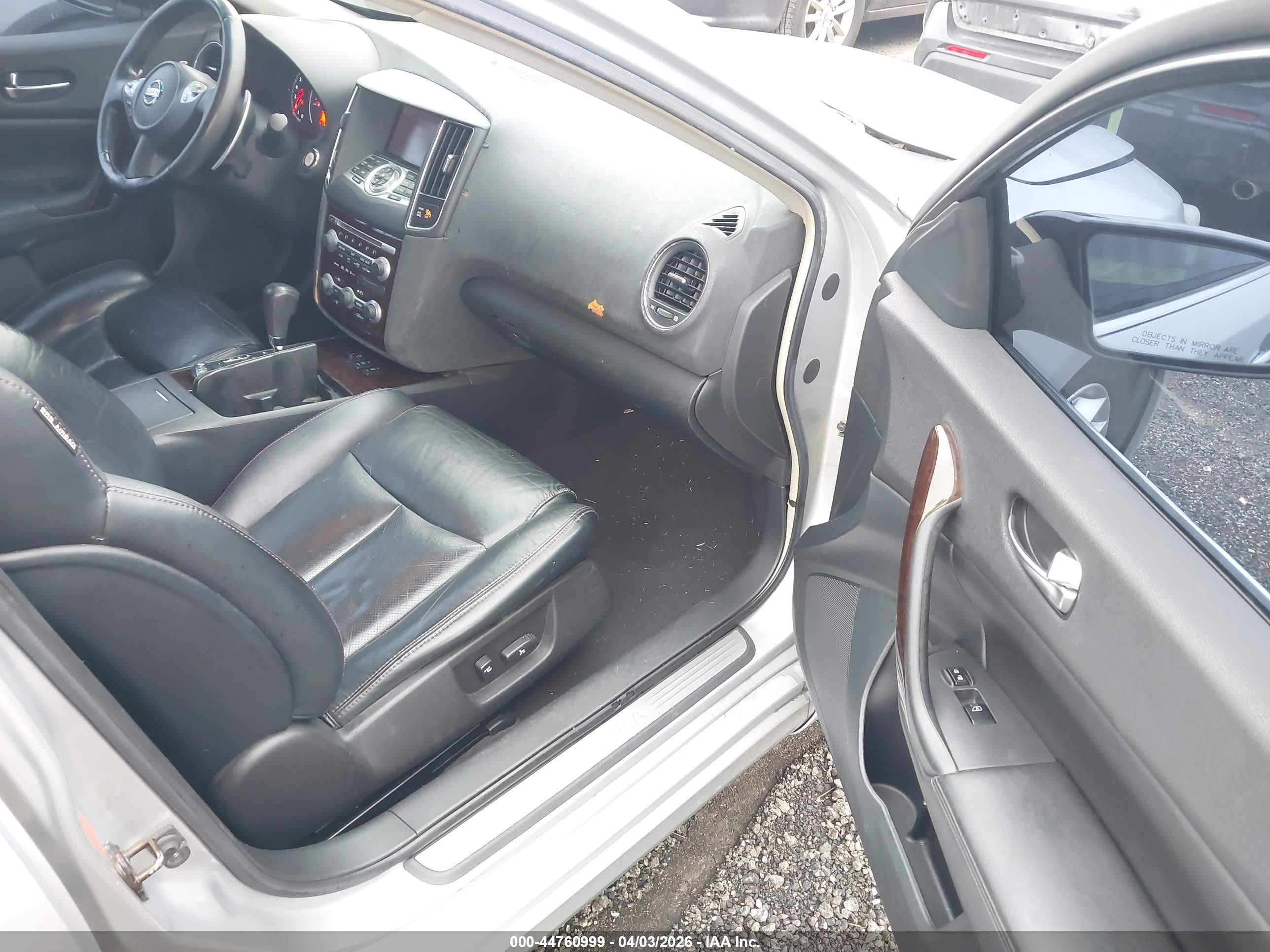 2009 Nissan Maxima 3.5 Sv Silver vin: 1N4AA51E99C811306