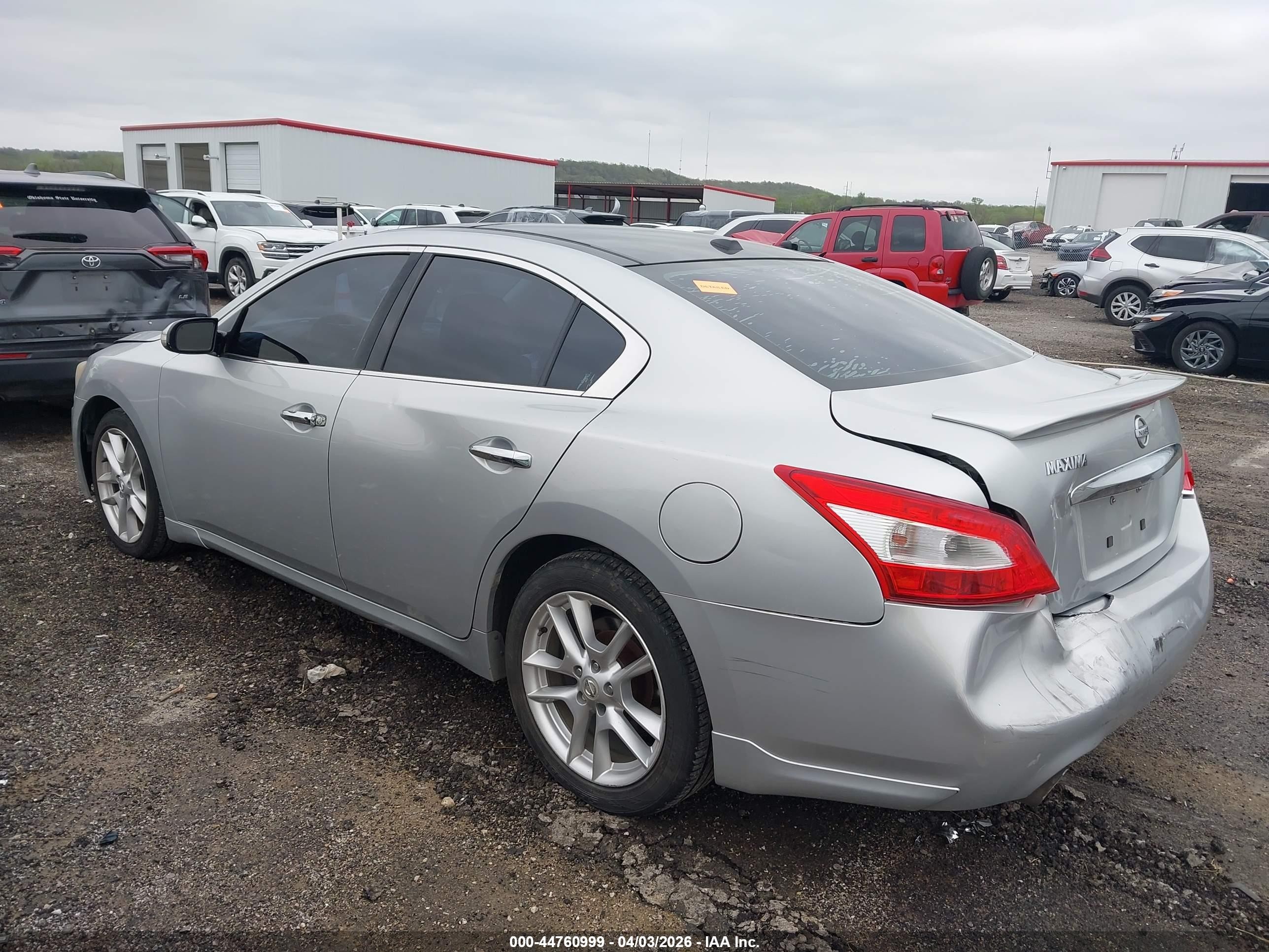 2009 Nissan Maxima 3.5 Sv Silver vin: 1N4AA51E99C811306