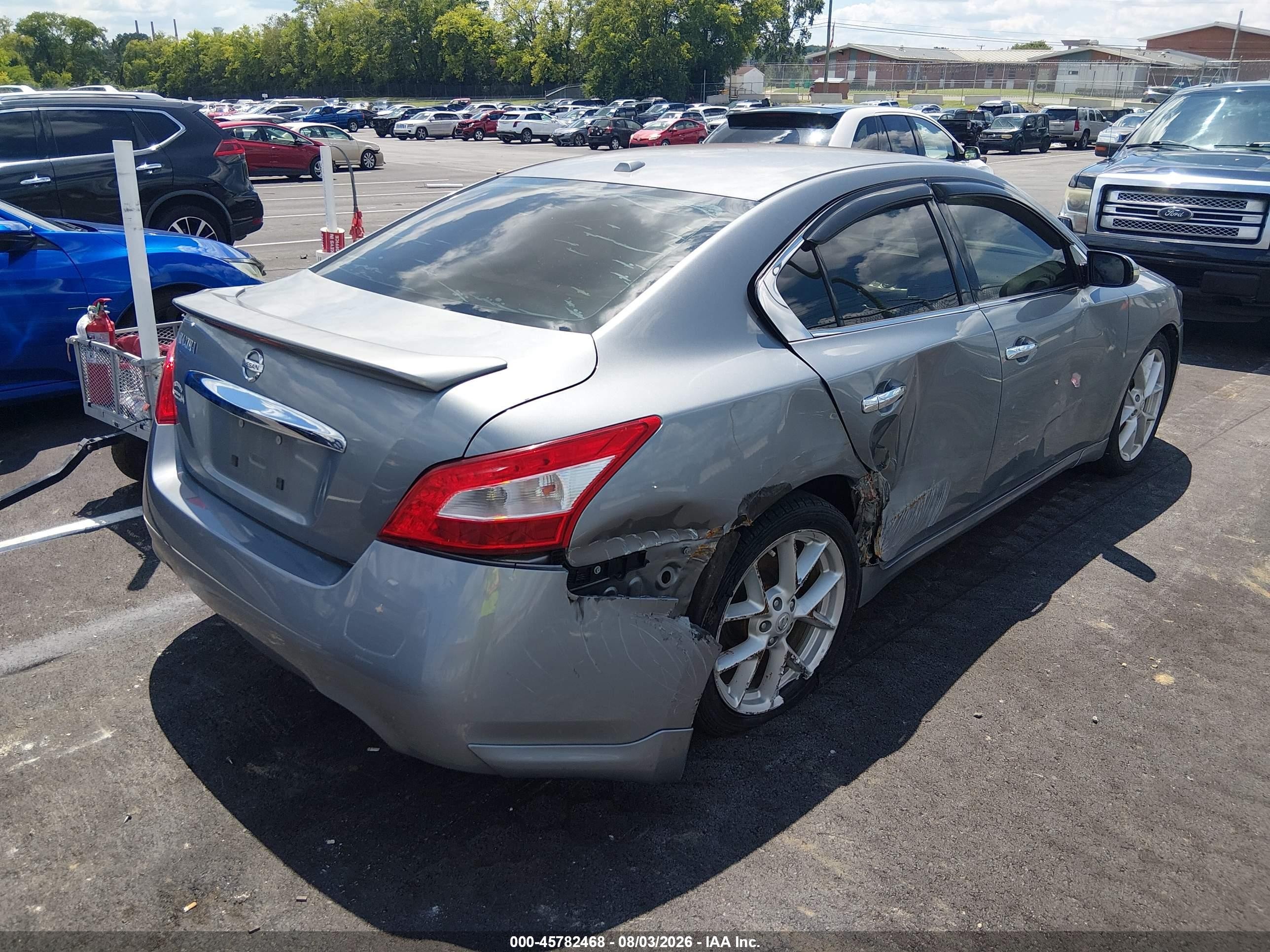 2009 Nissan Maxima 3.5 Sv Gray vin: 1N4AA51E99C816702