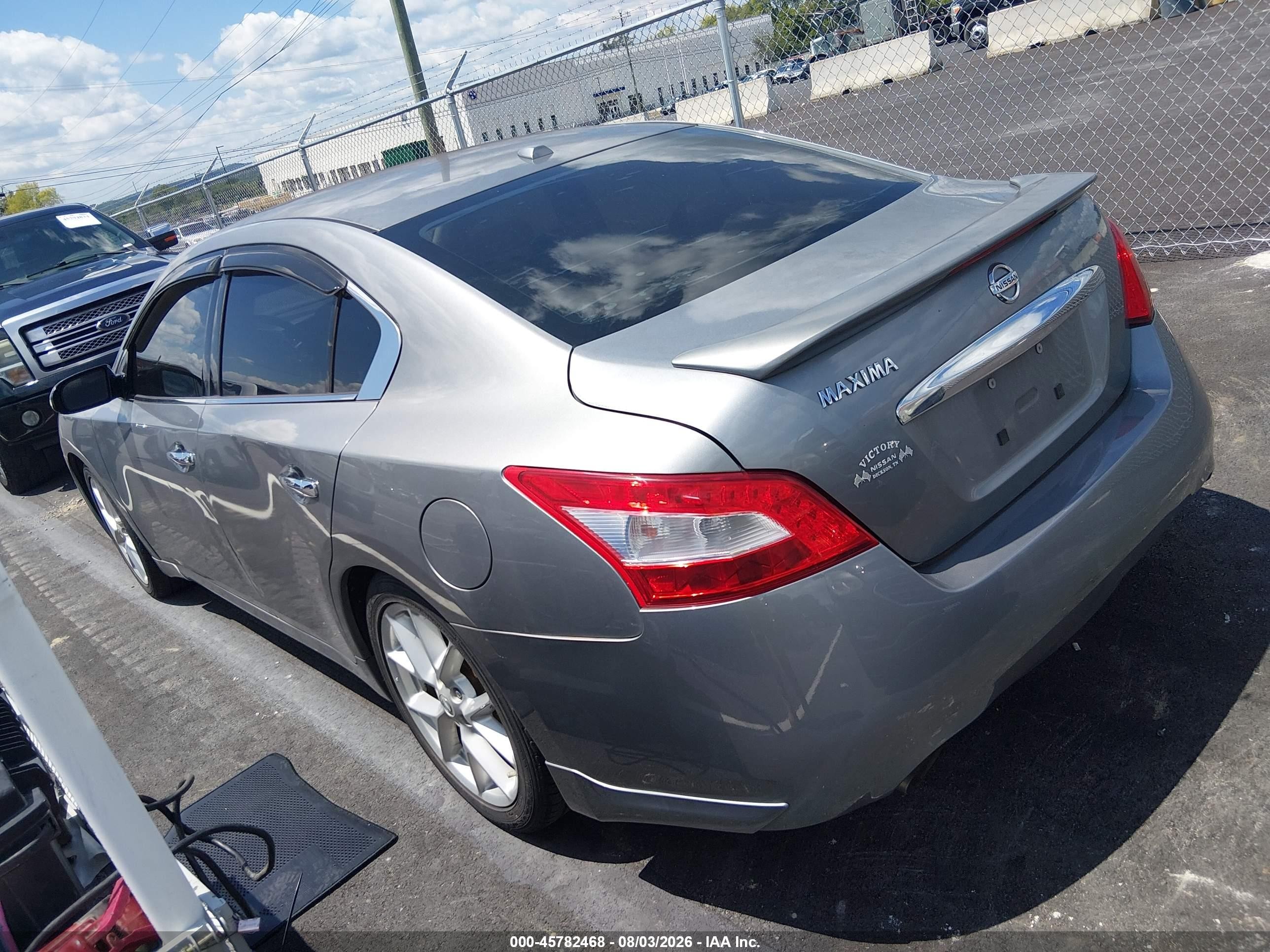 2009 Nissan Maxima 3.5 Sv Gray vin: 1N4AA51E99C816702