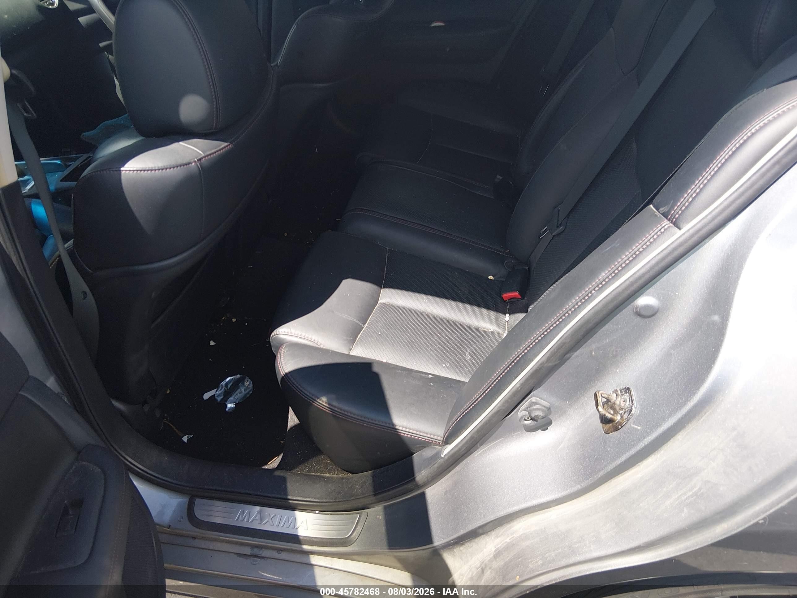 2009 Nissan Maxima 3.5 Sv Gray vin: 1N4AA51E99C816702