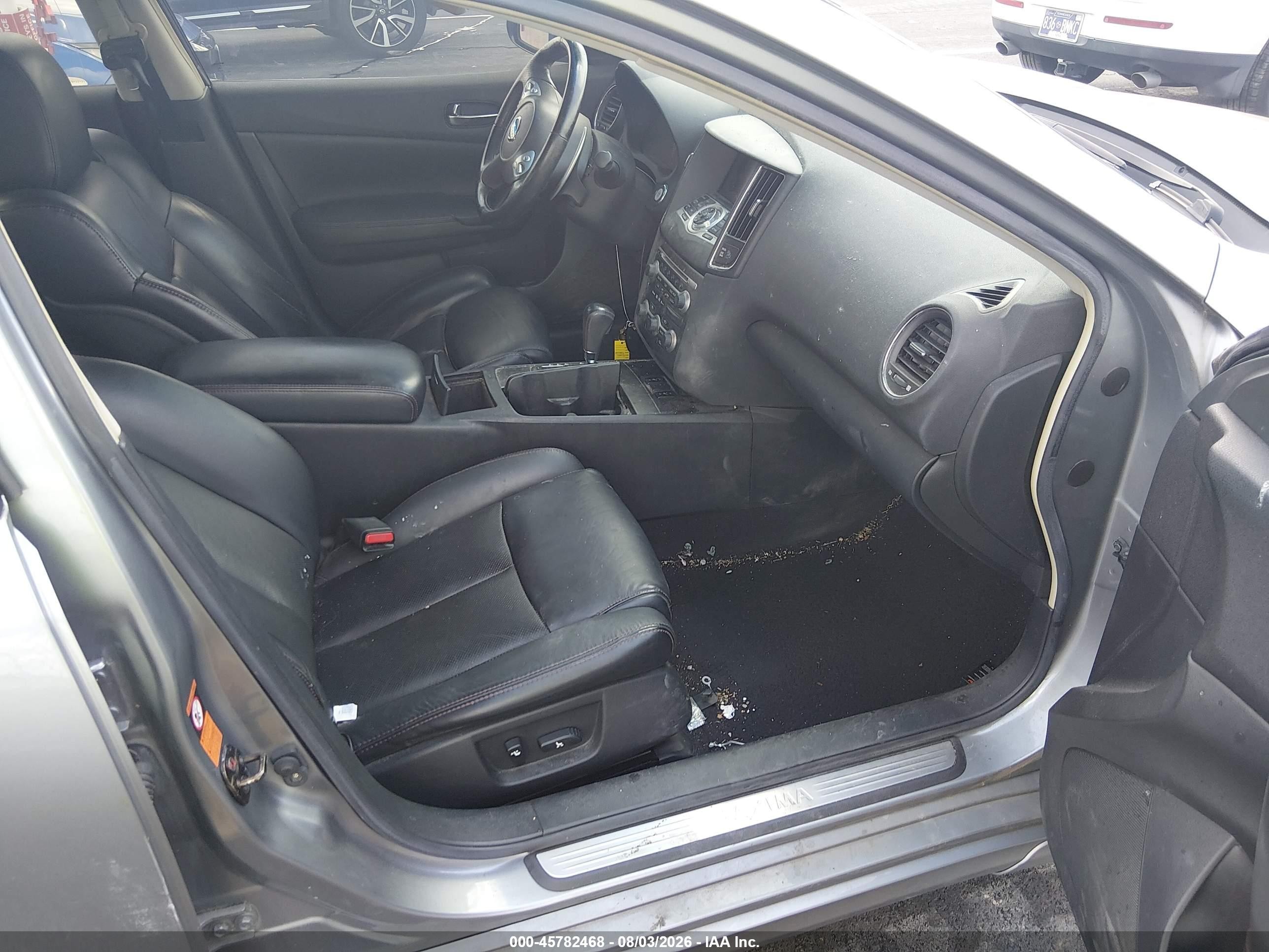 2009 Nissan Maxima 3.5 Sv Gray vin: 1N4AA51E99C816702