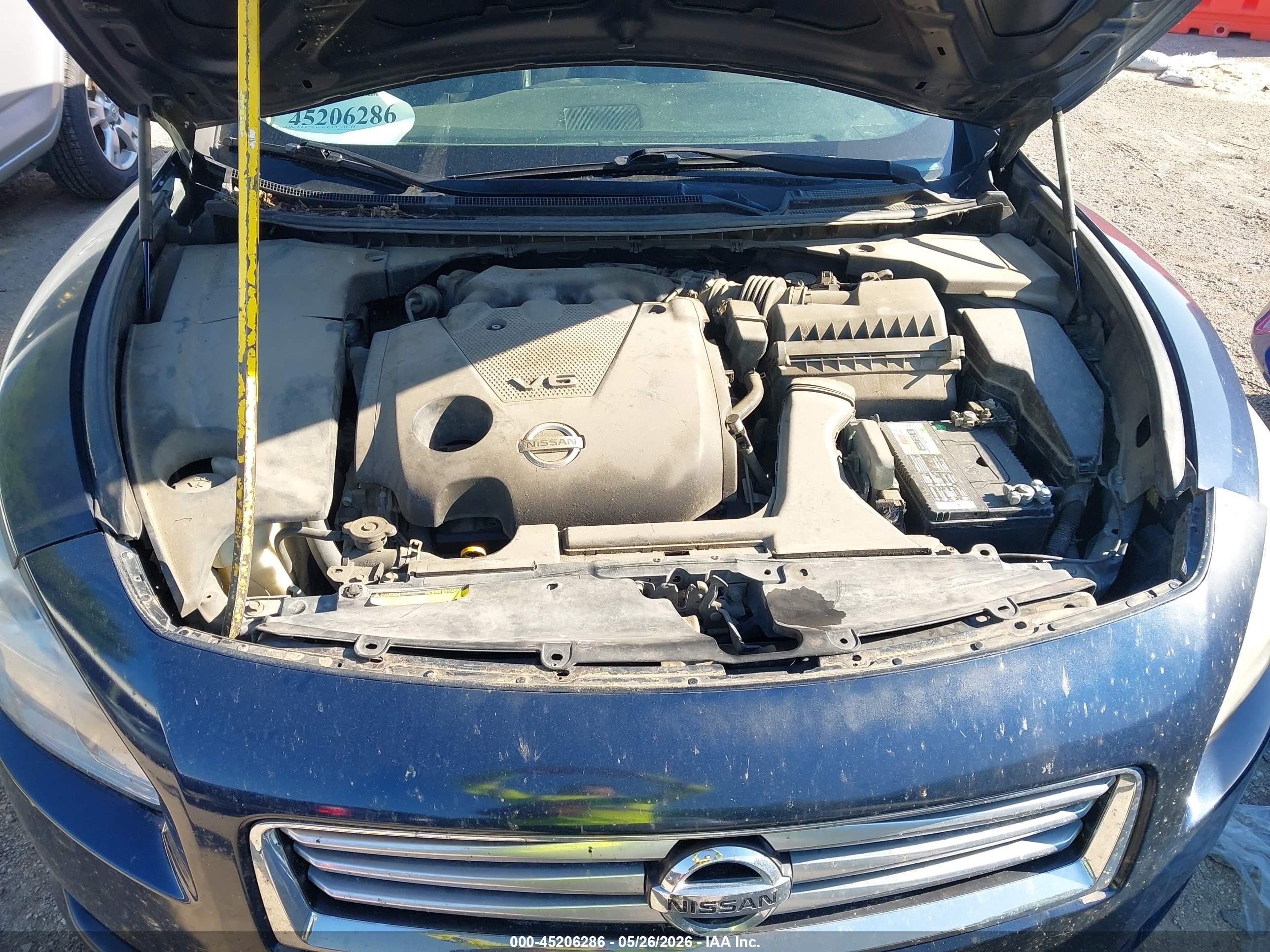 2009 Nissan Maxima 3.5 Sv Blue vin: 1N4AA51E99C848372