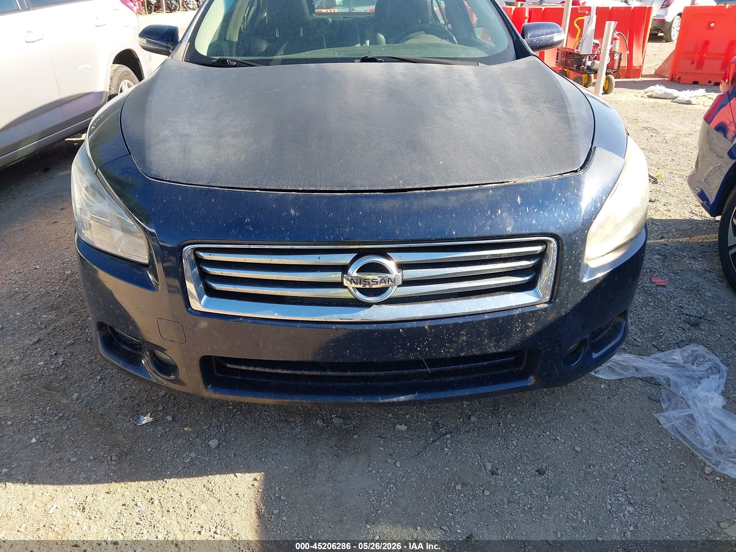 2009 Nissan Maxima 3.5 Sv Blue vin: 1N4AA51E99C848372