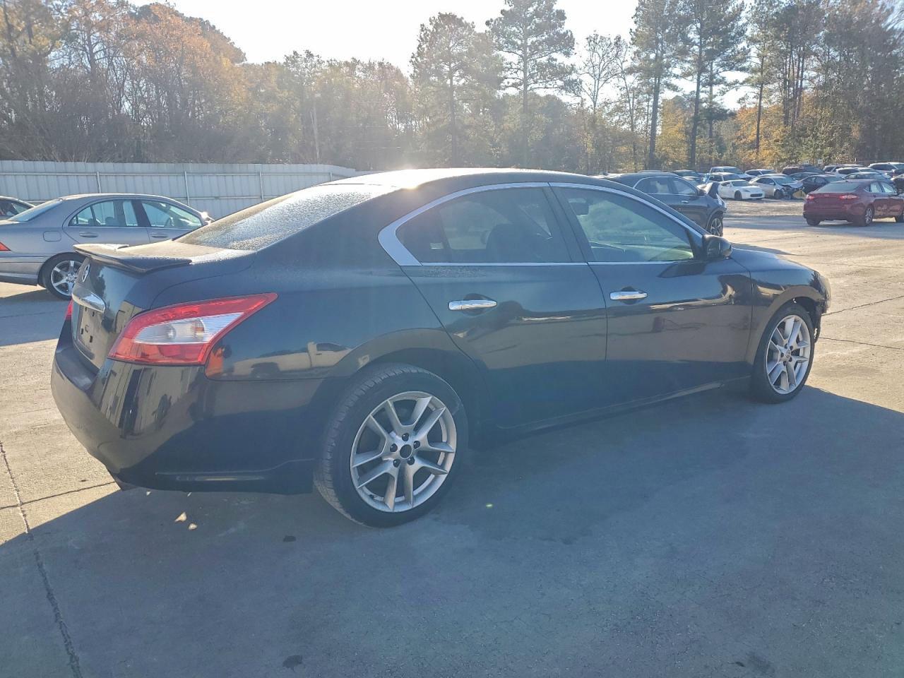 2009 Nissan Maxima S Black vin: 1N4AA51E99C853975