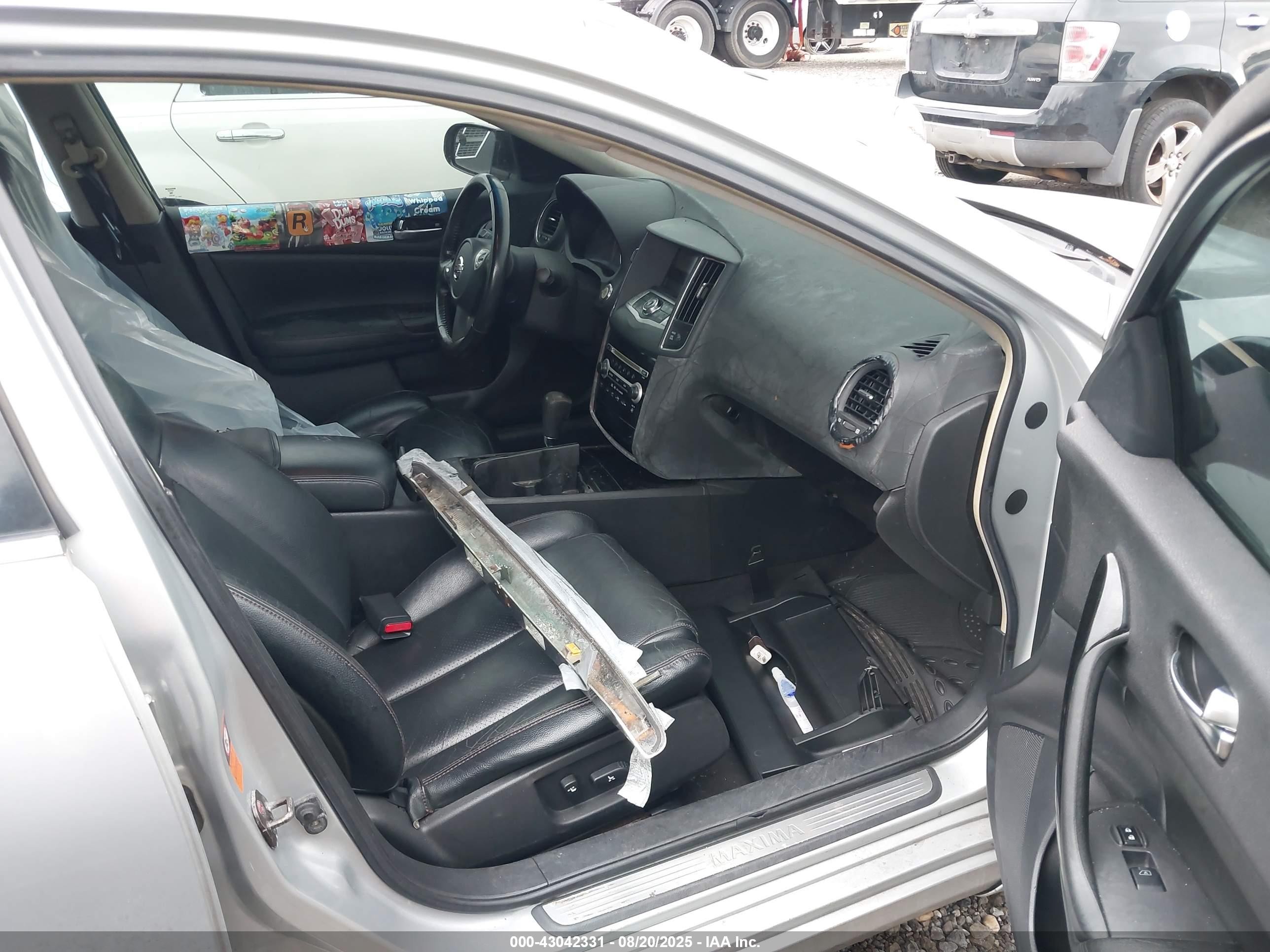 2009 Nissan Maxima 3.5 Sv Серебряный vin: 1N4AA51EX9C800752