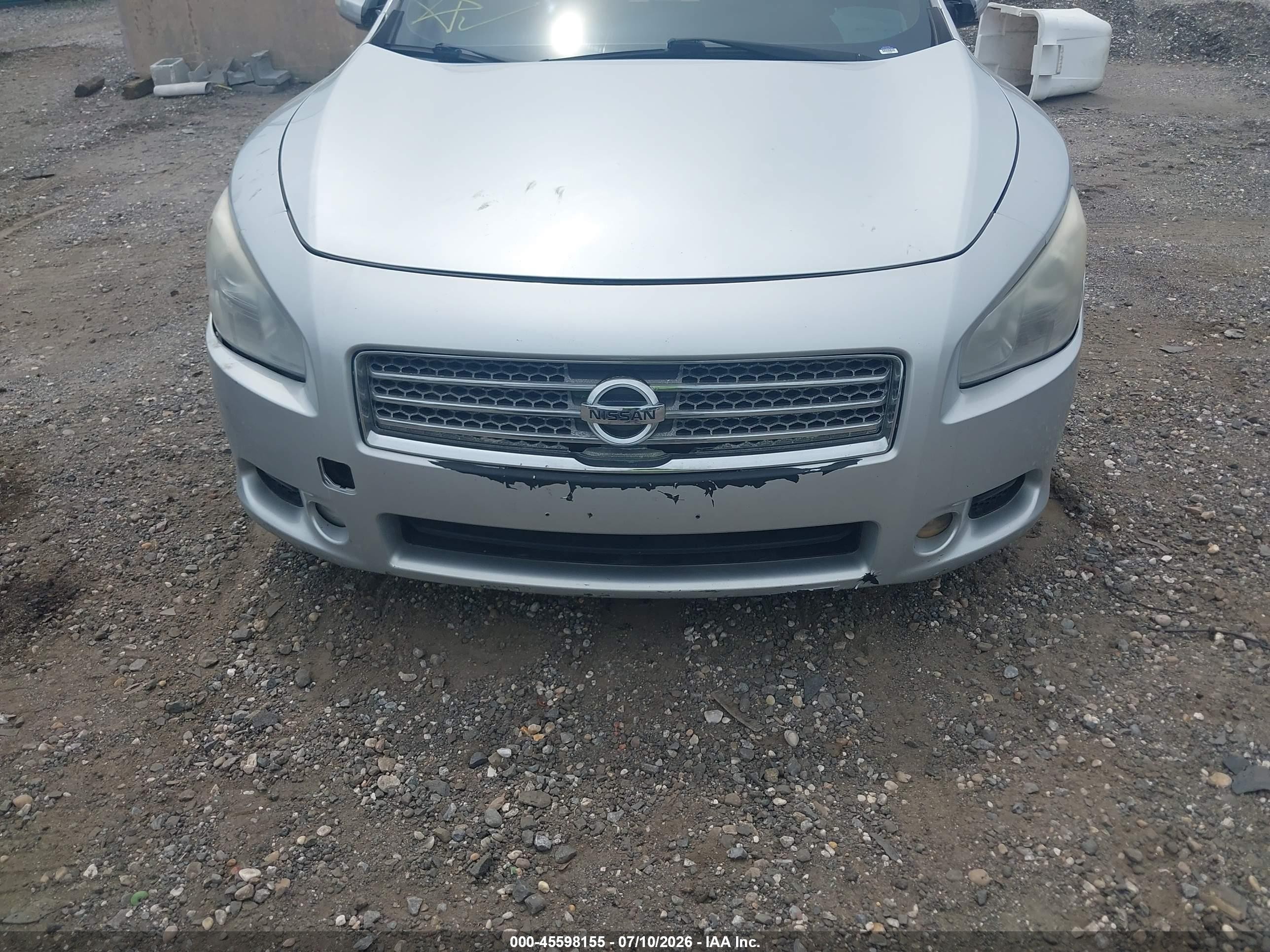 2009 Nissan Maxima 3.5 Sv Silver vin: 1N4AA51EX9C803375