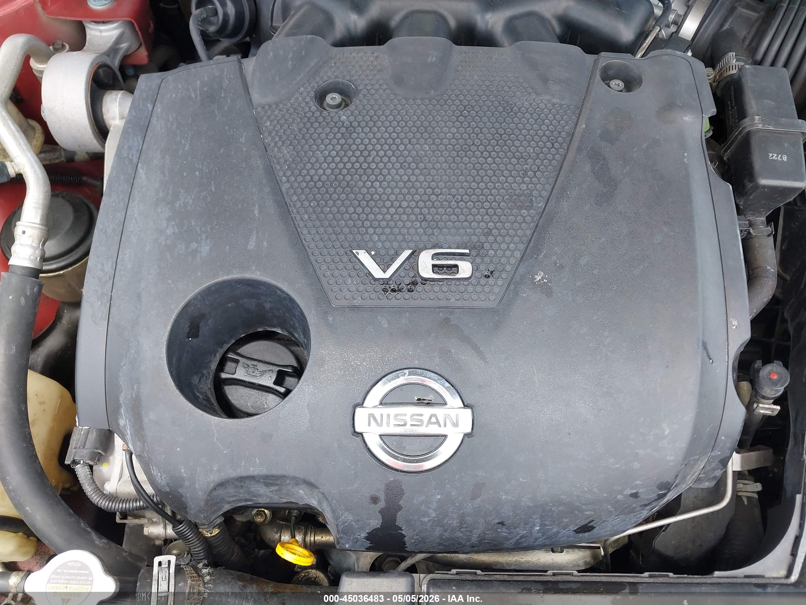 2009 Nissan Maxima 3.5 Sv Бордовый vin: 1N4AA51EX9C828907