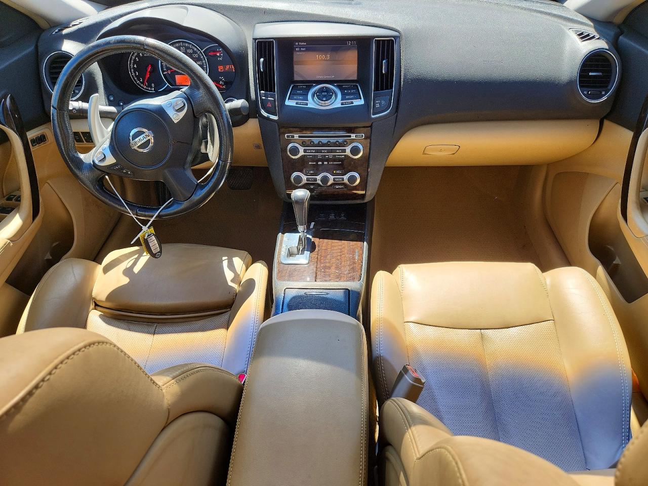 2009 Nissan Maxima S/sv Белый vin: 1N4AA51EX9C830575