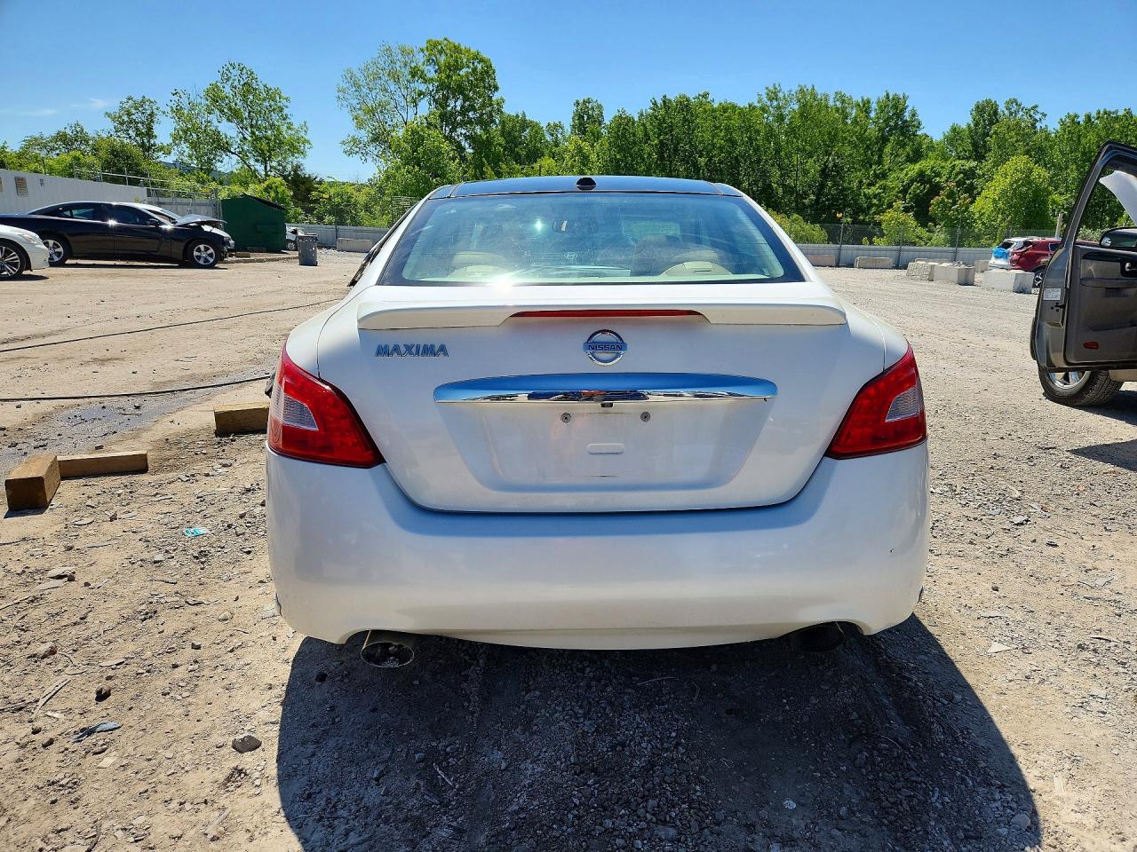 2009 Nissan Maxima S/sv Белый vin: 1N4AA51EX9C830575