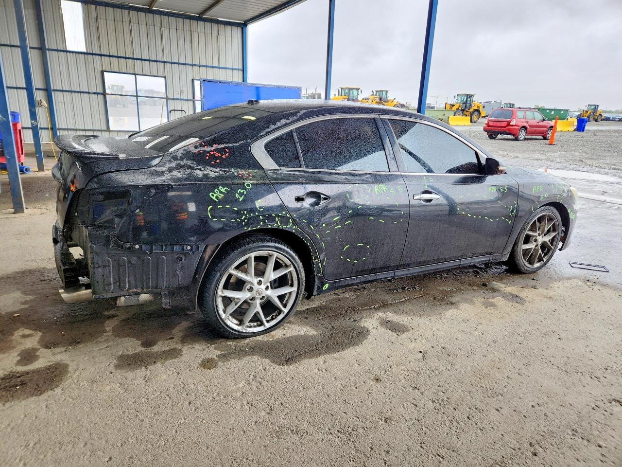 2009 Nissan Maxima 3.5 S Black vin: 1N4AA51EX9C834318
