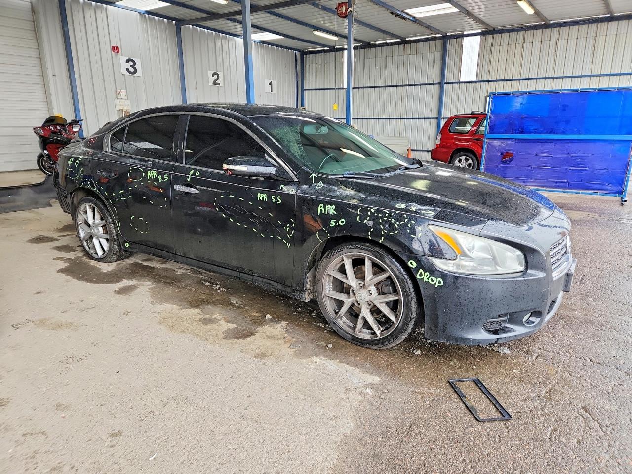 2009 Nissan Maxima 3.5 S Black vin: 1N4AA51EX9C834318