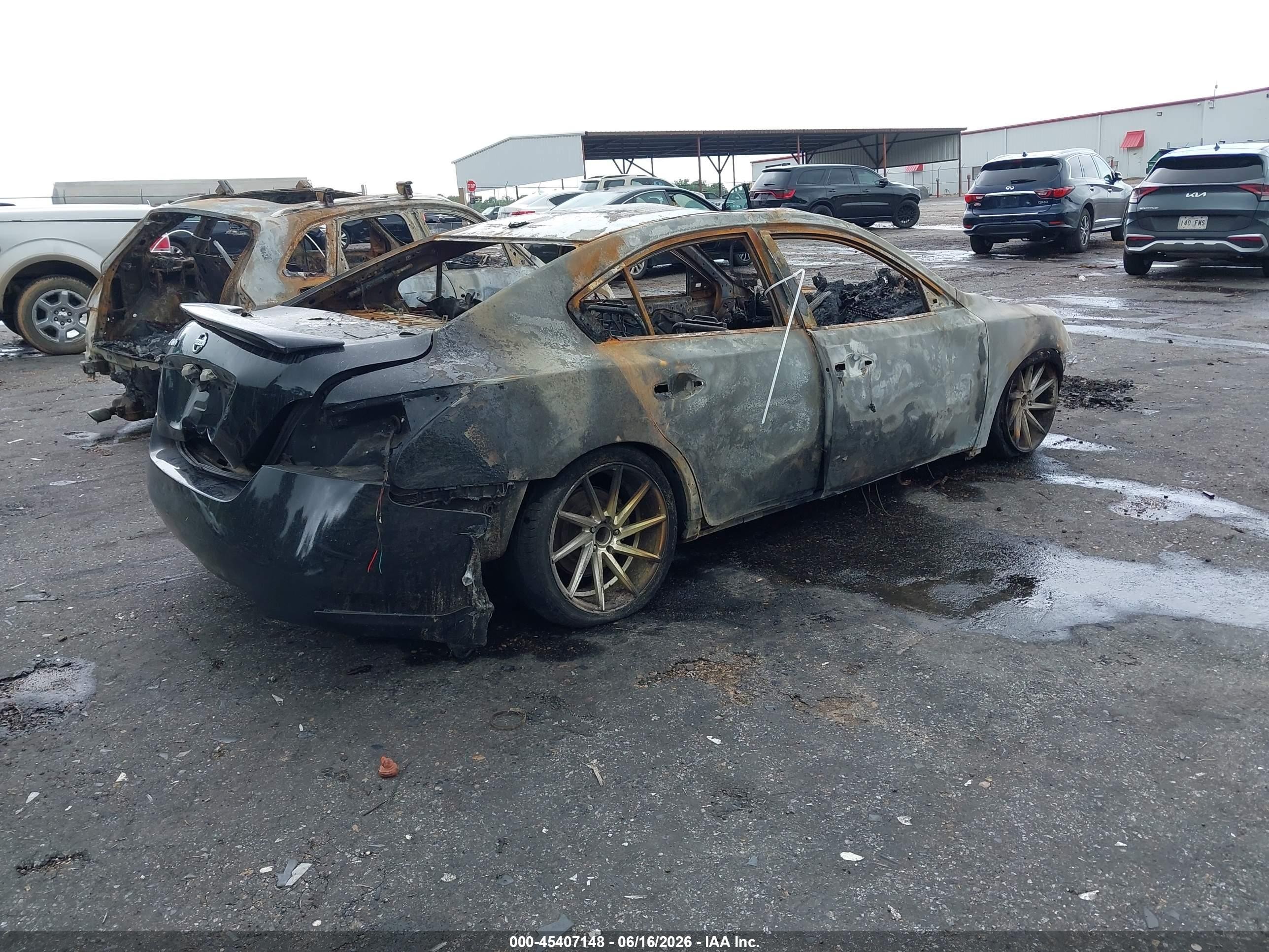 2009 Nissan Maxima 3.5 Sv Черный vin: 1N4AA51EX9C835257