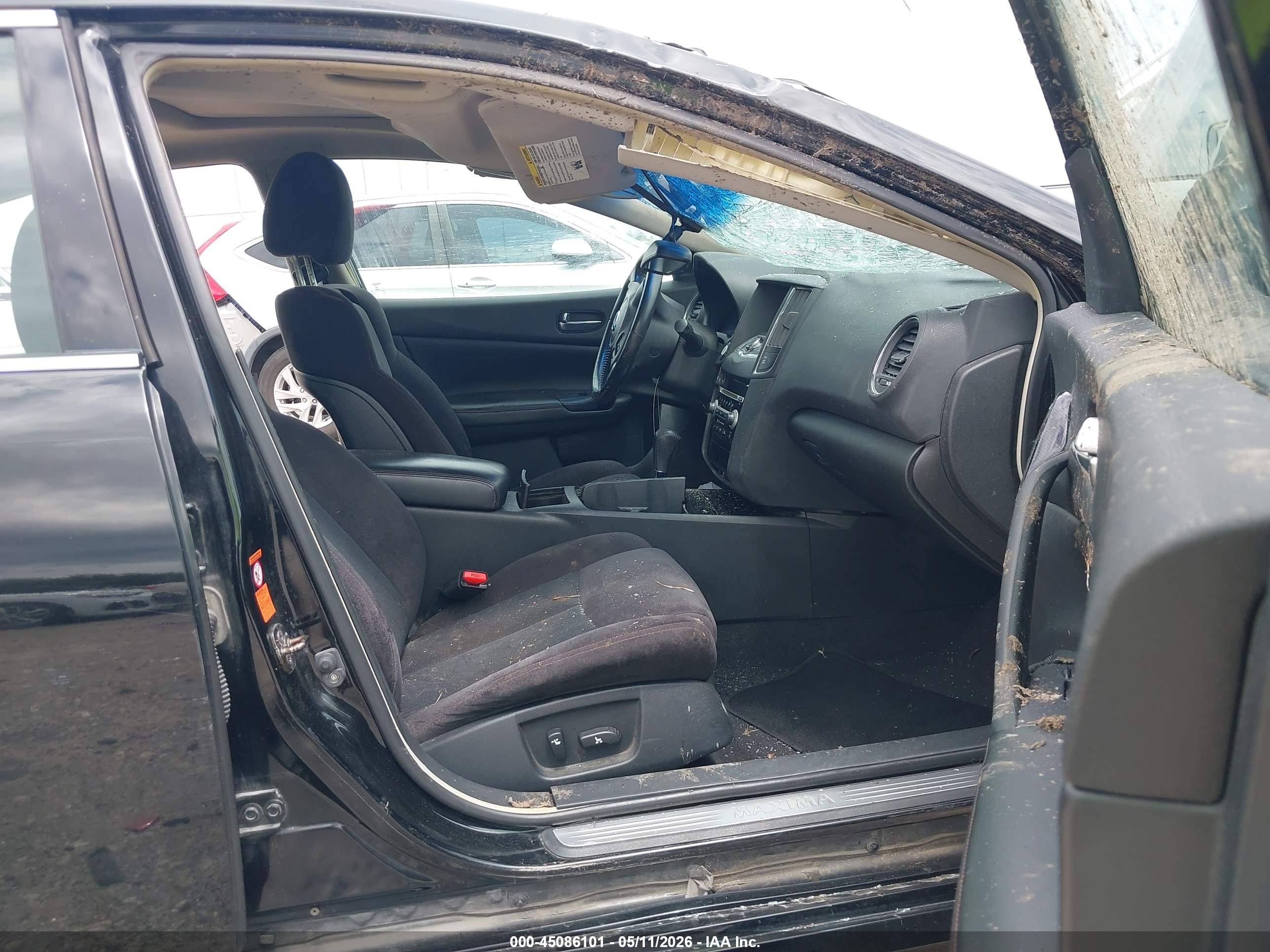 2009 Nissan Maxima 3.5 S Black vin: 1N4AA51EX9C847019