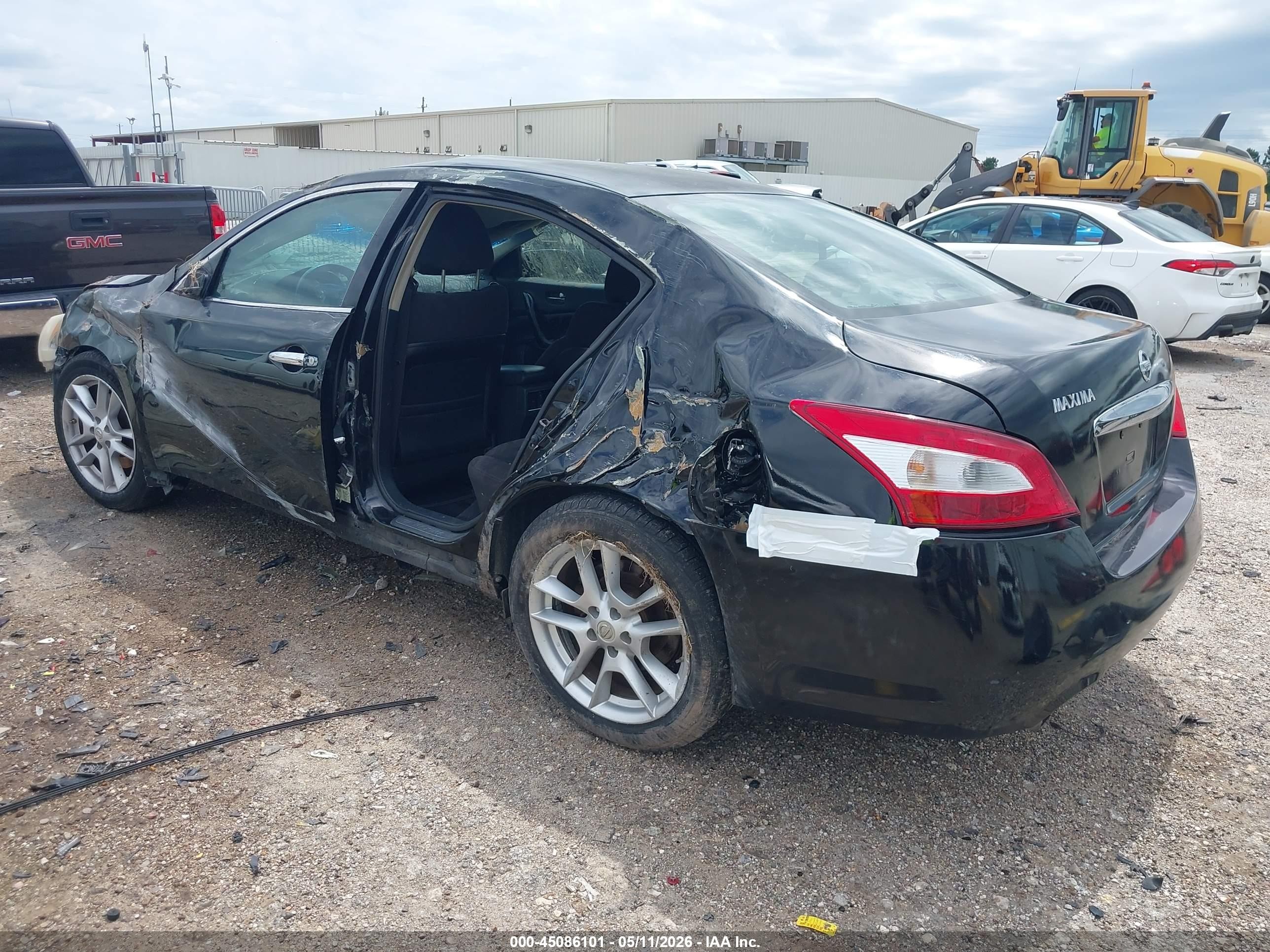 2009 Nissan Maxima 3.5 S Black vin: 1N4AA51EX9C847019