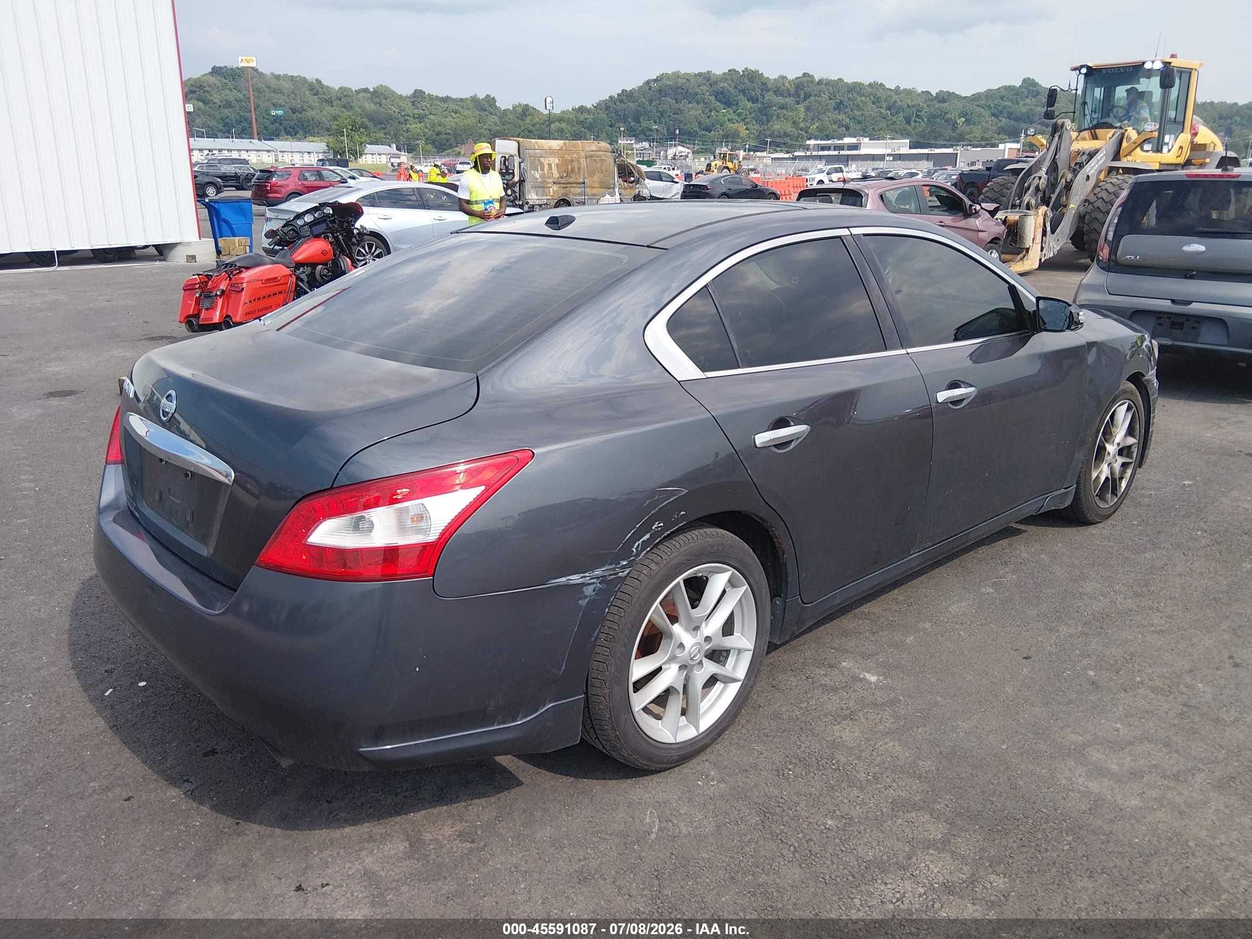 2009 Nissan Maxima 3.5 Sv Gray vin: 1N4AA51EX9C849949