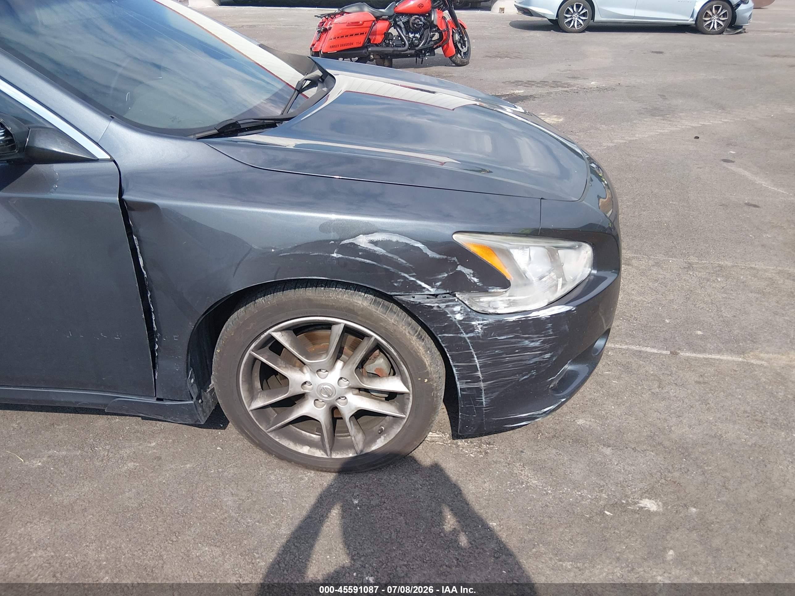 2009 Nissan Maxima 3.5 Sv Gray vin: 1N4AA51EX9C849949