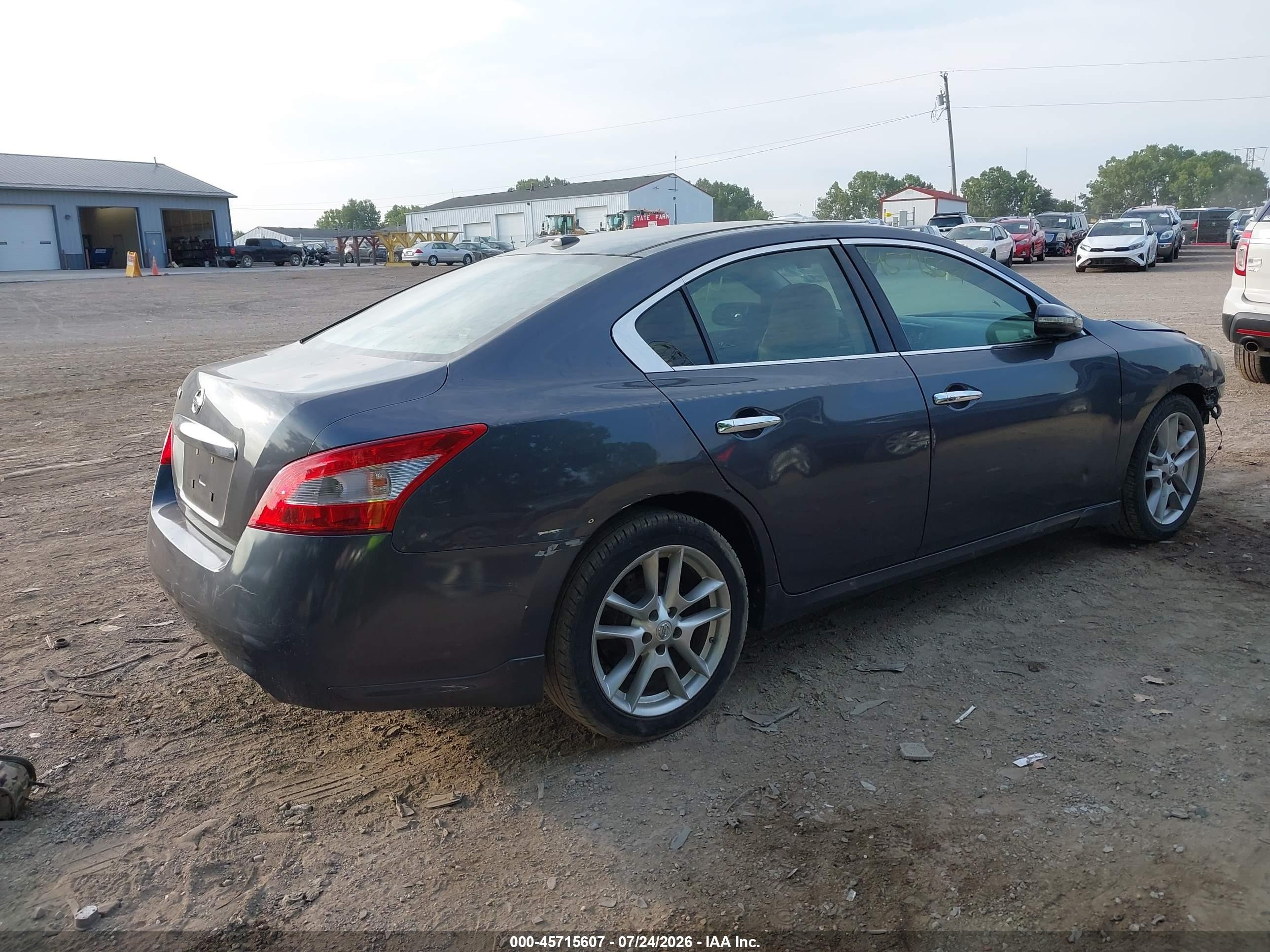 2010 Nissan Maxima 3.5 Sv Серый vin: 1N4AA5AP0AC802886