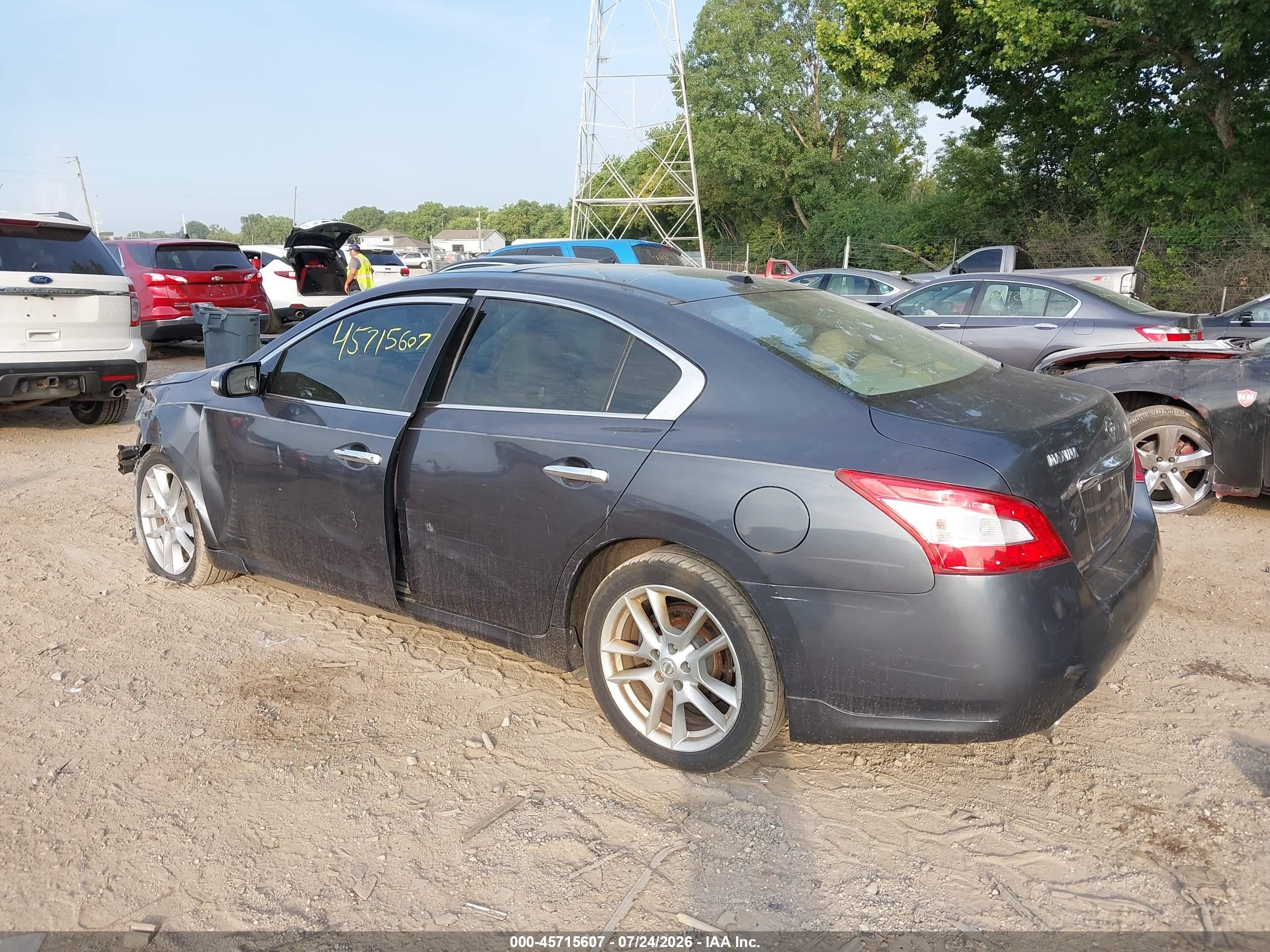 2010 Nissan Maxima 3.5 Sv Серый vin: 1N4AA5AP0AC802886