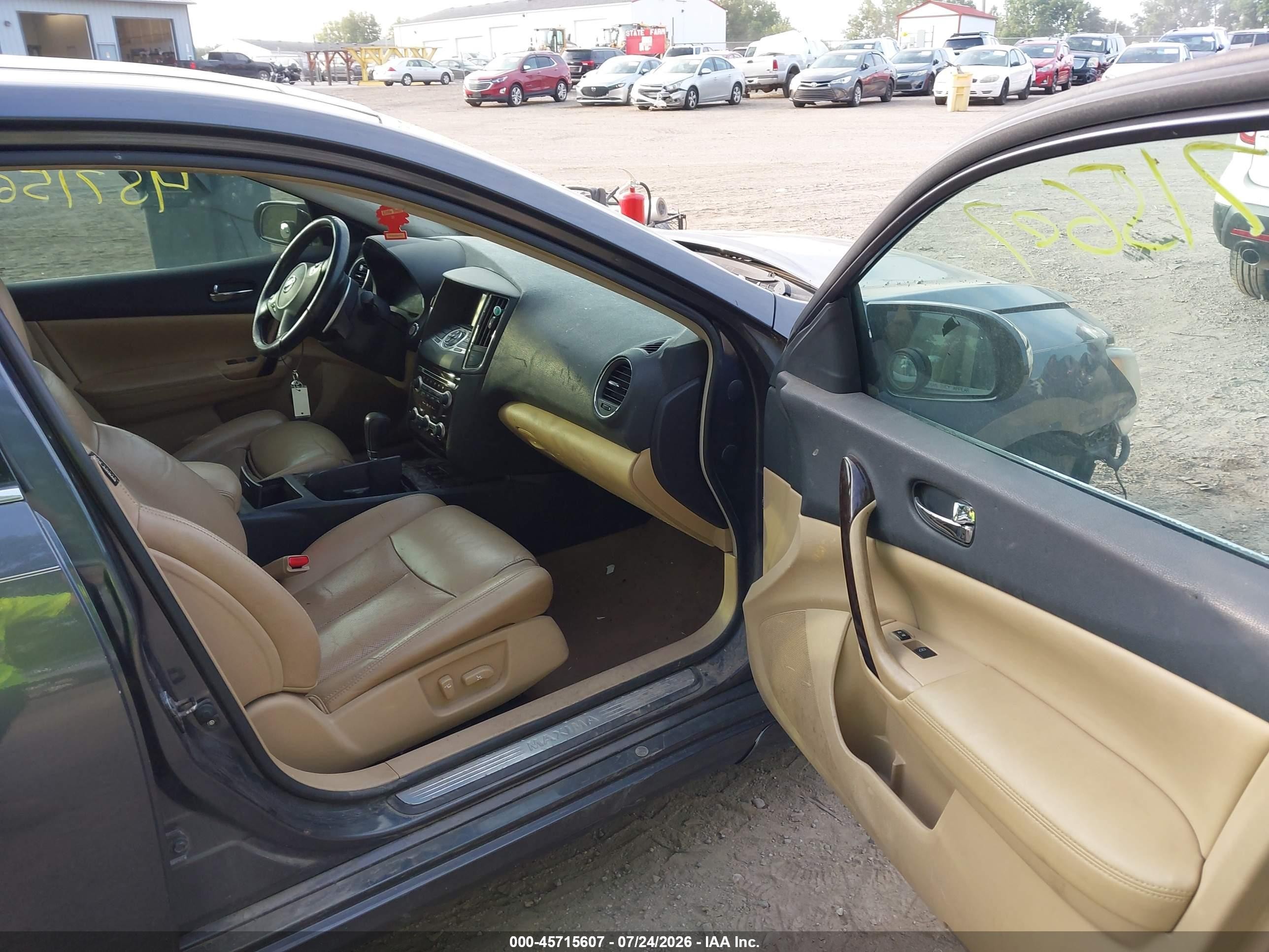 2010 Nissan Maxima 3.5 Sv Серый vin: 1N4AA5AP0AC802886