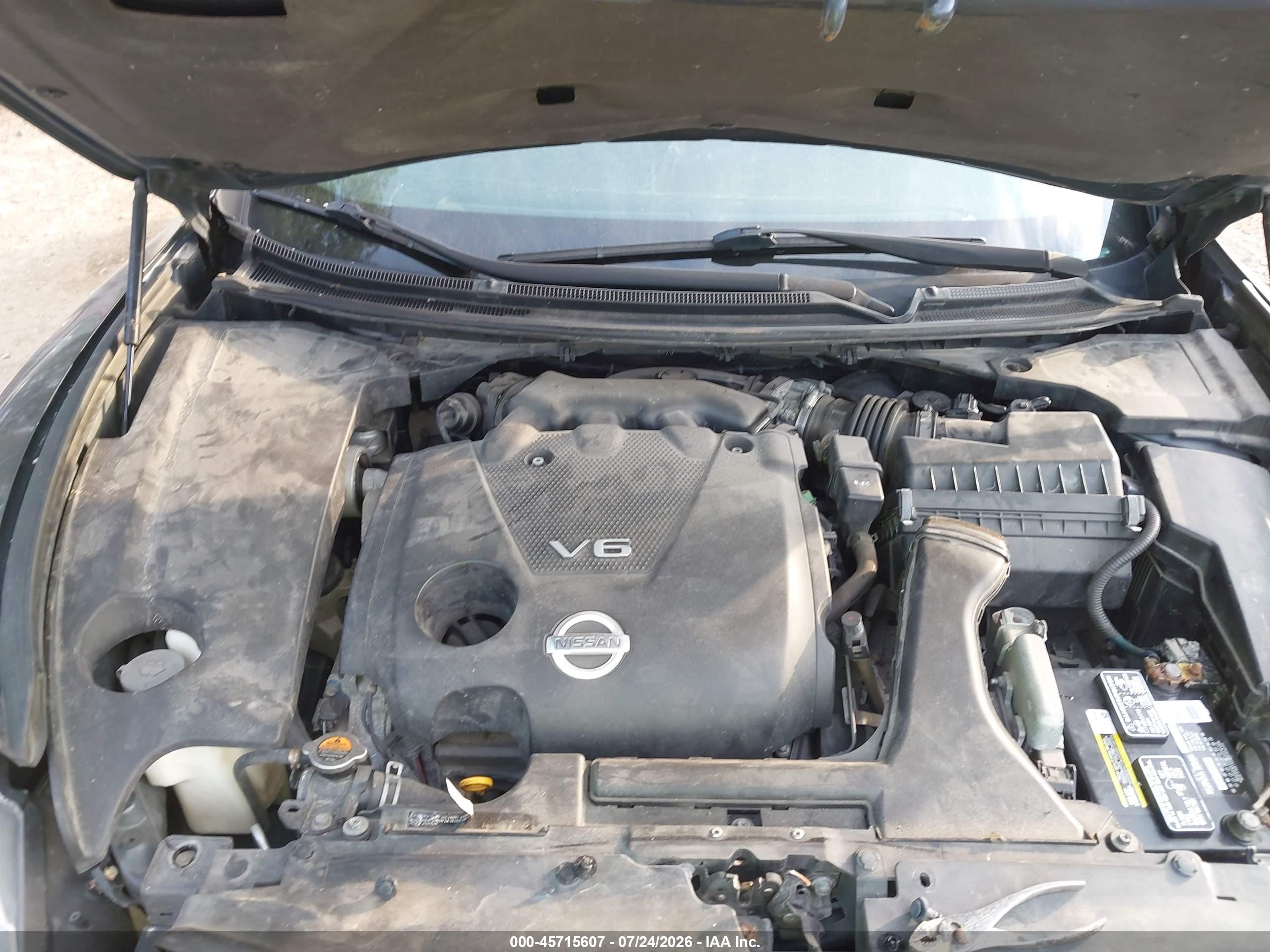 2010 Nissan Maxima 3.5 Sv Серый vin: 1N4AA5AP0AC802886