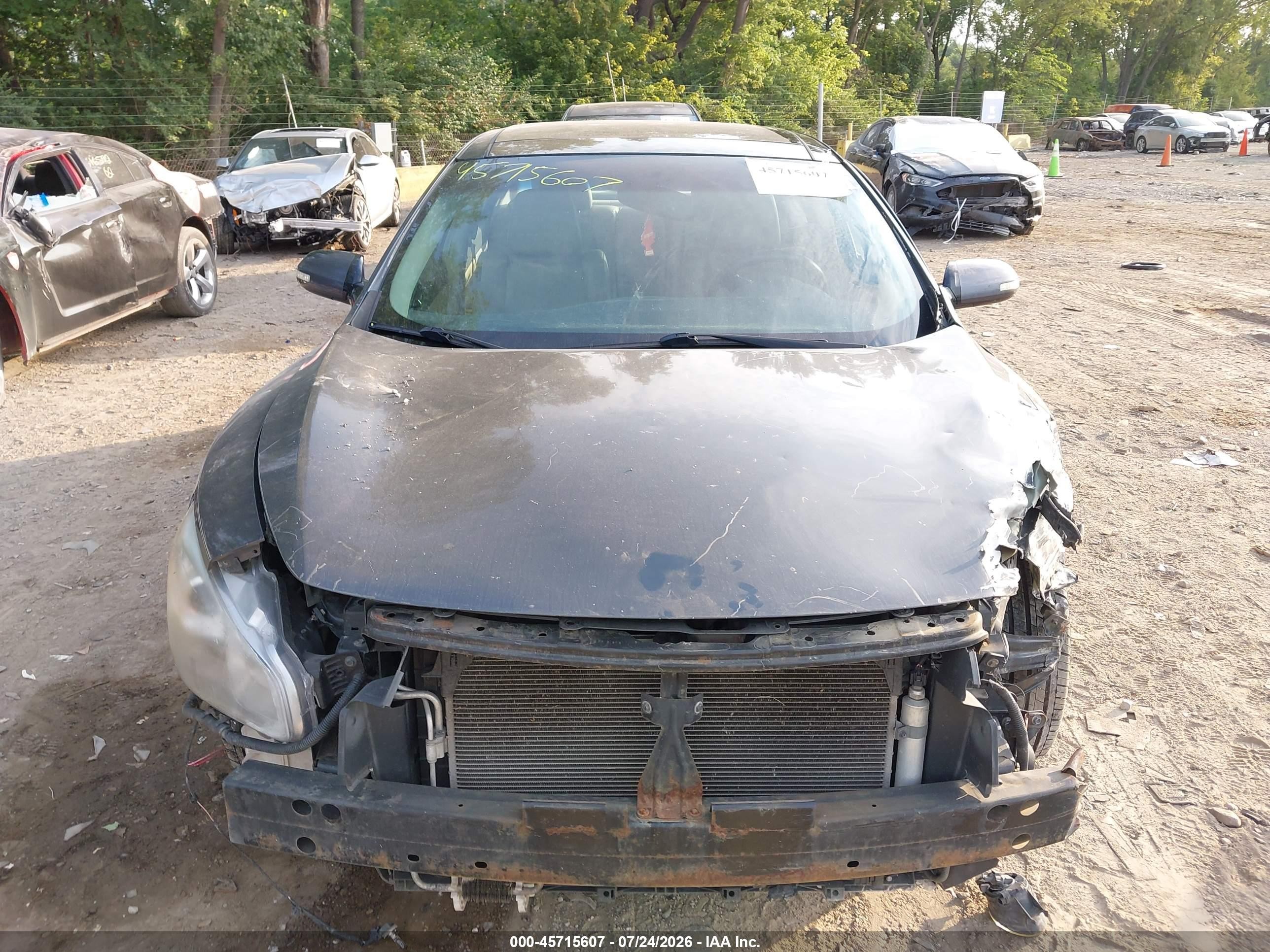 2010 Nissan Maxima 3.5 Sv Серый vin: 1N4AA5AP0AC802886