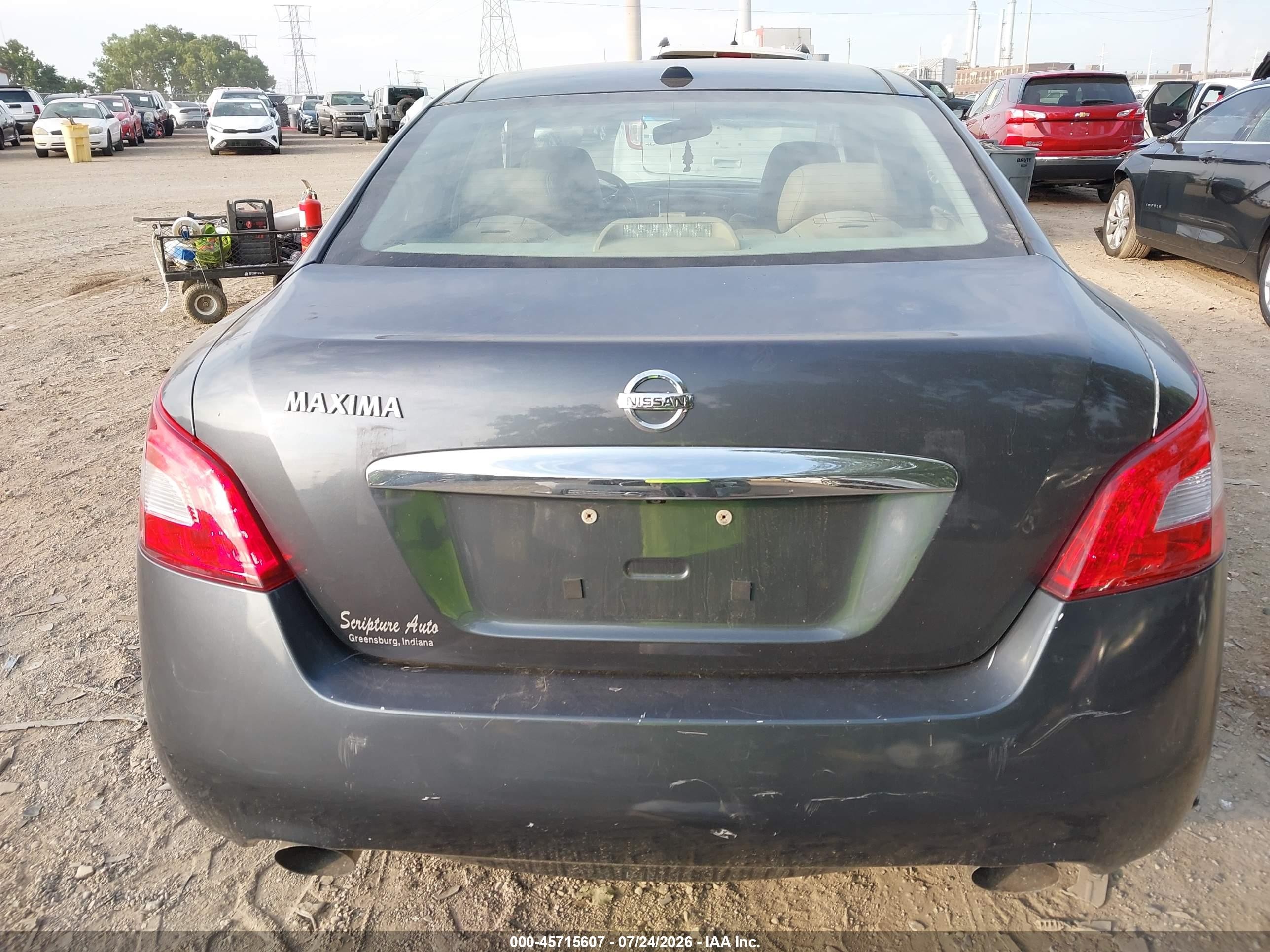2010 Nissan Maxima 3.5 Sv Серый vin: 1N4AA5AP0AC802886