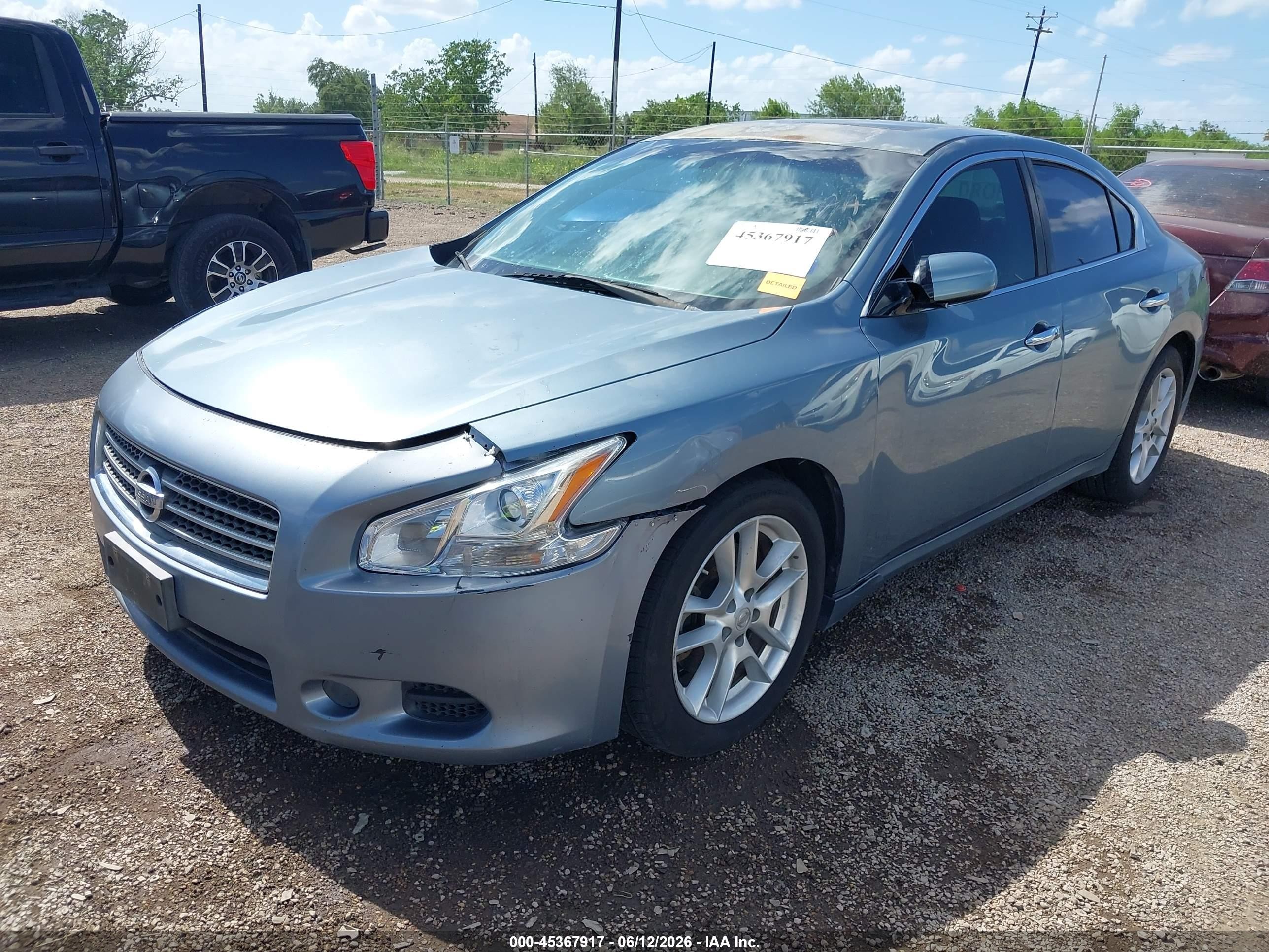 2010 Nissan Maxima 3.5 S Blue vin: 1N4AA5AP0AC819901