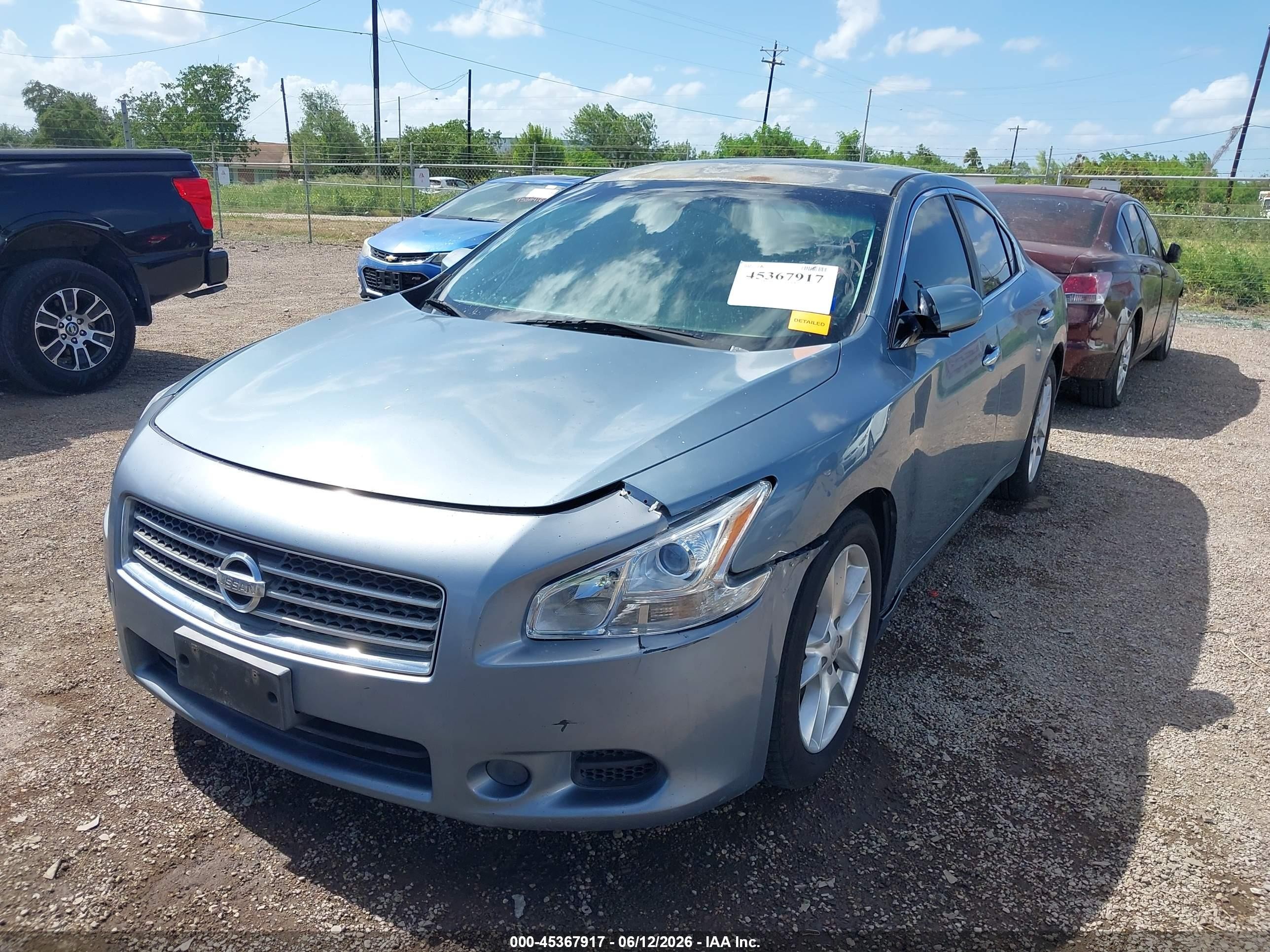 2010 Nissan Maxima 3.5 S Blue vin: 1N4AA5AP0AC819901