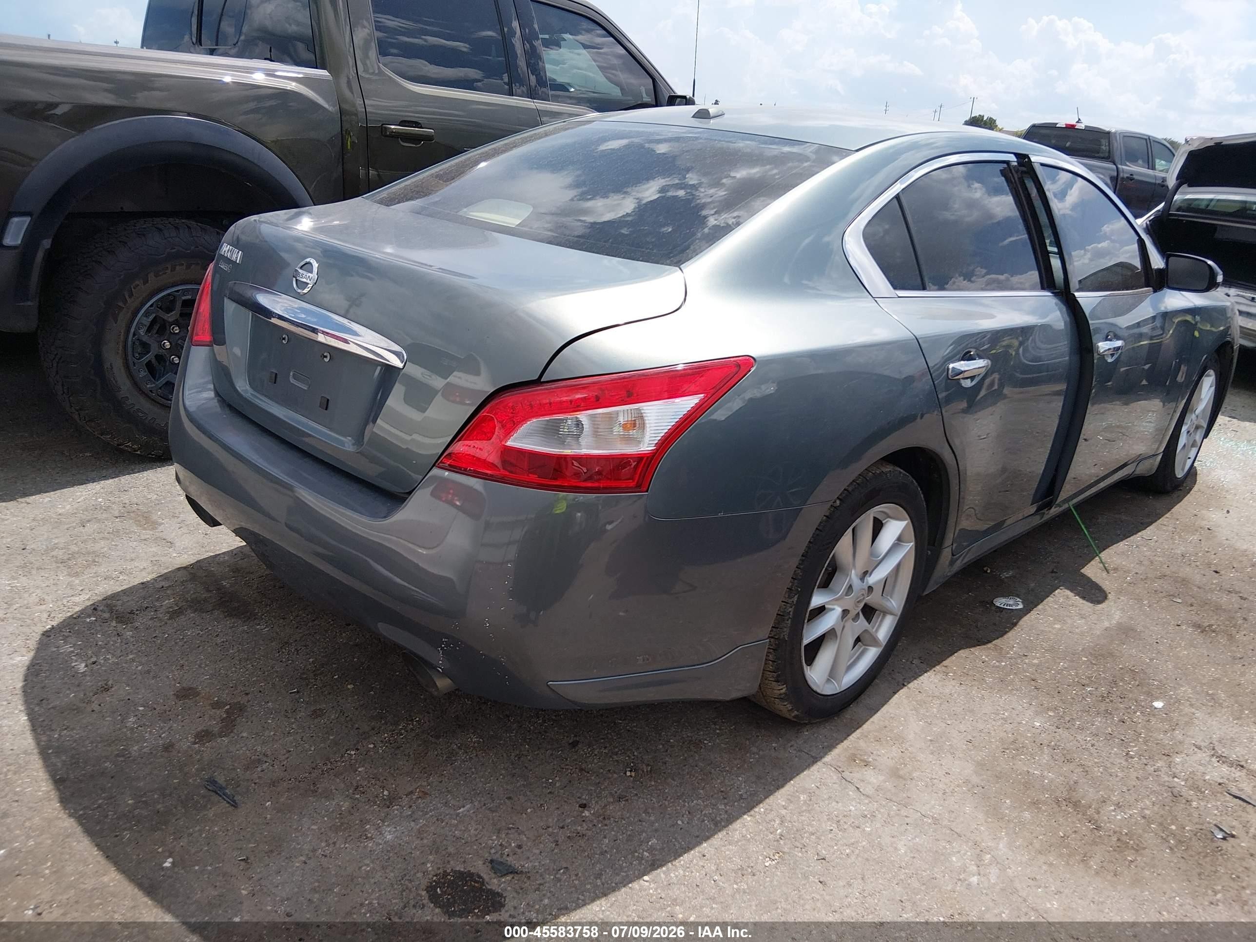 2010 Nissan Maxima 3.5 Sv Gray vin: 1N4AA5AP0AC828212