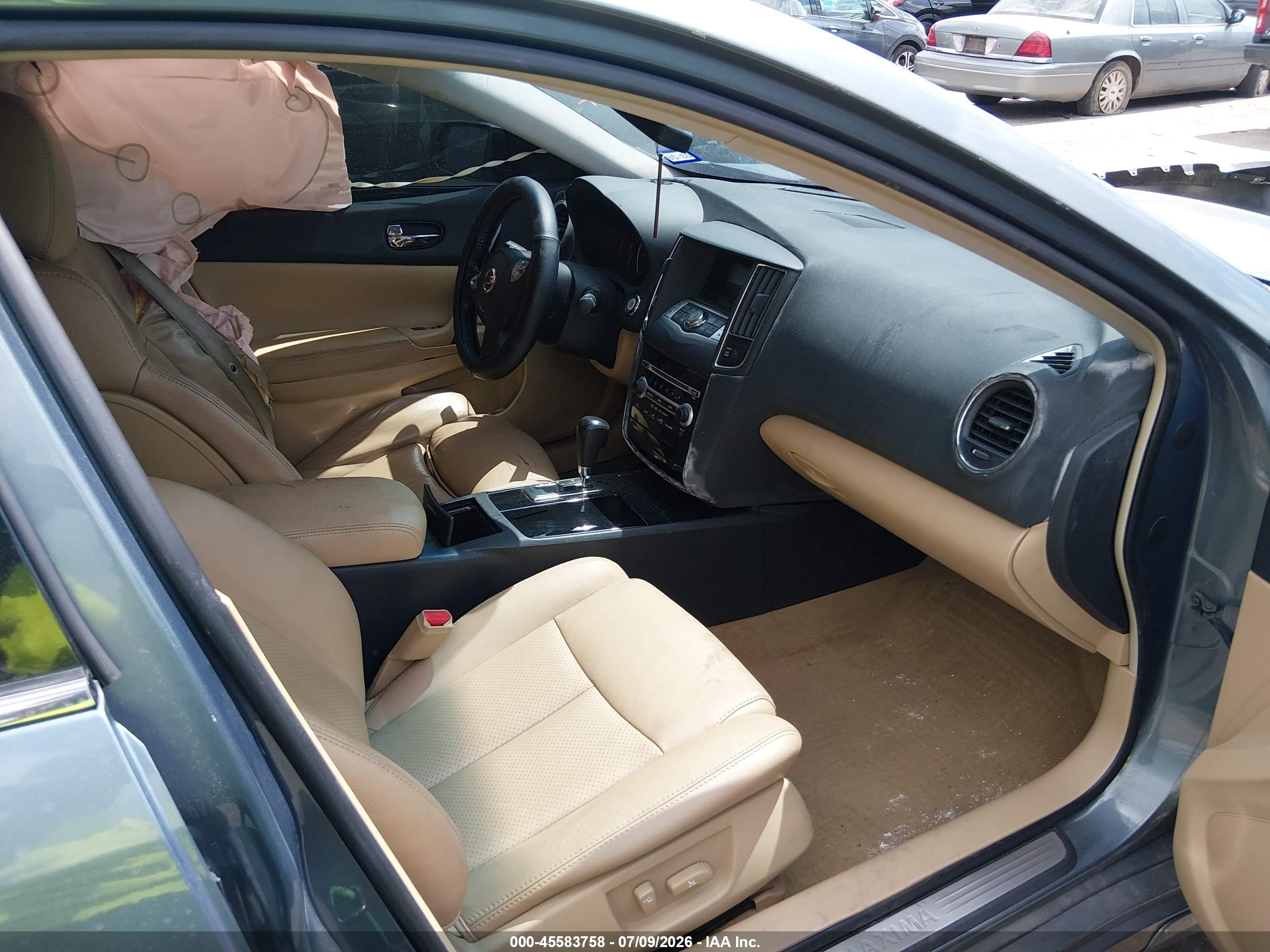 2010 Nissan Maxima 3.5 Sv Gray vin: 1N4AA5AP0AC828212