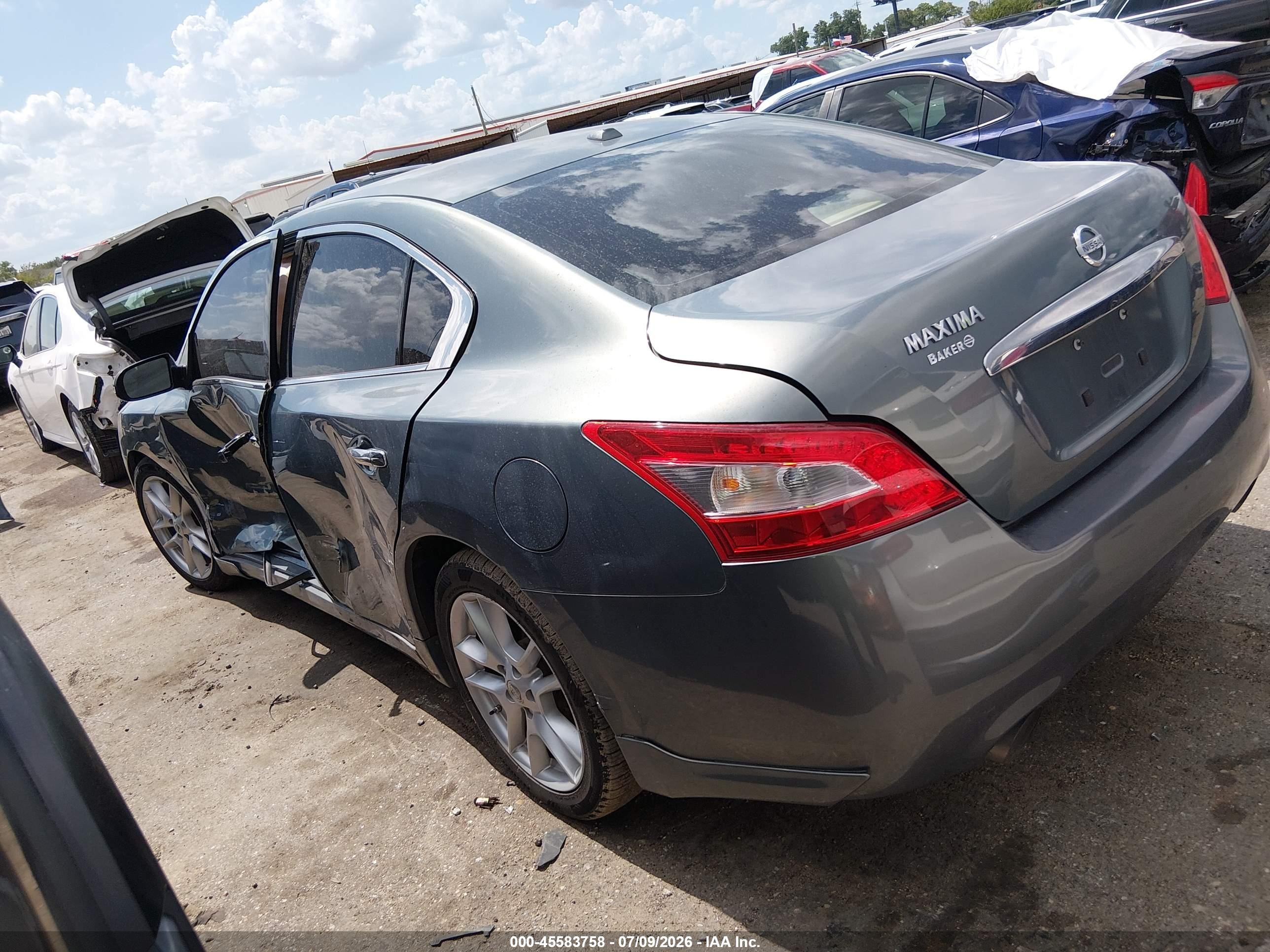 2010 Nissan Maxima 3.5 Sv Gray vin: 1N4AA5AP0AC828212