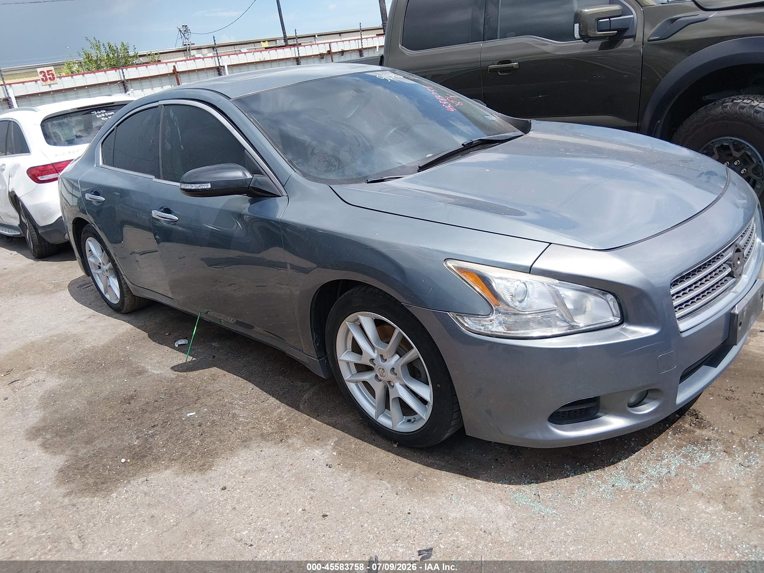 2010 Nissan Maxima 3.5 Sv Gray vin: 1N4AA5AP0AC828212