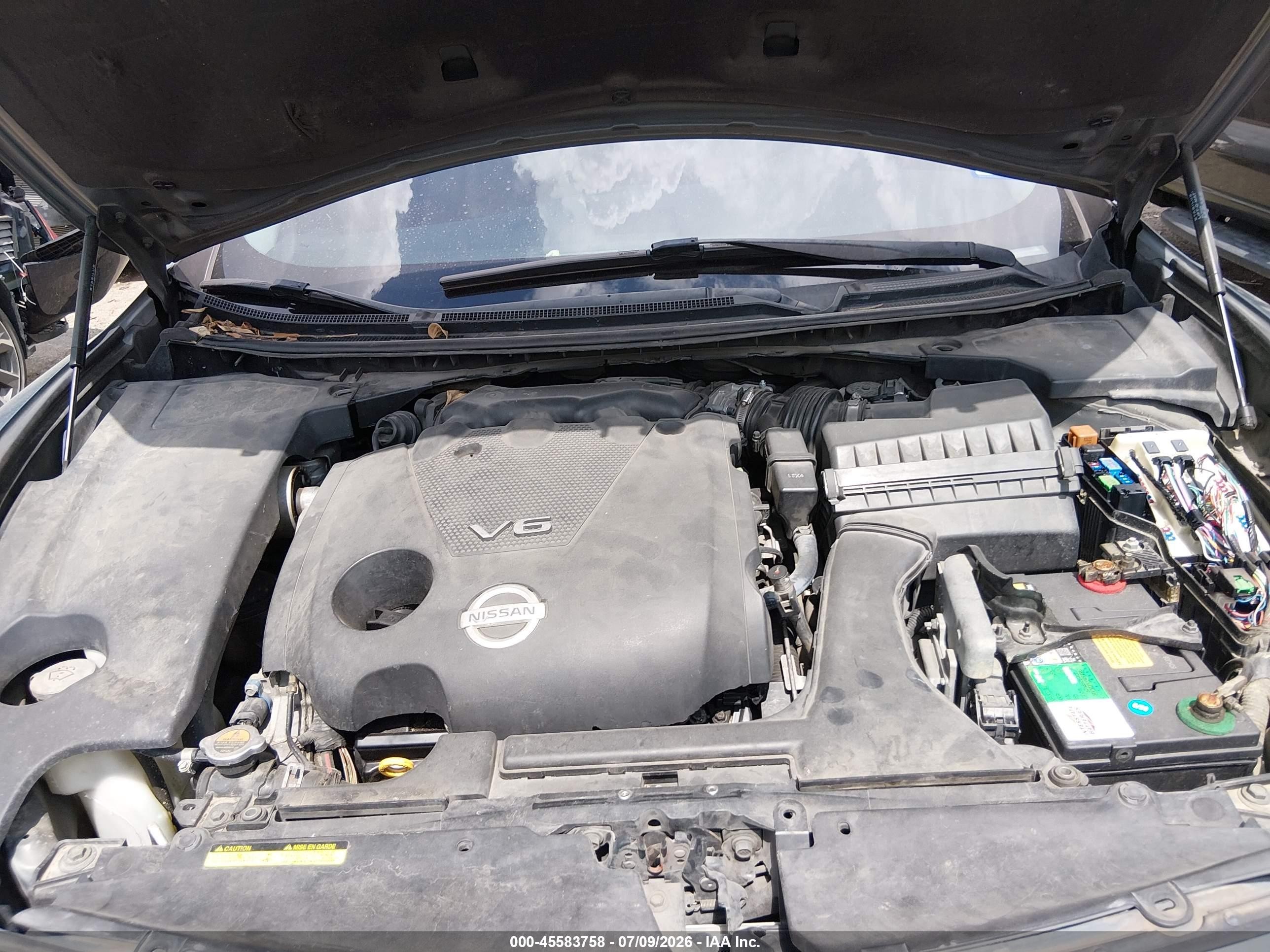 2010 Nissan Maxima 3.5 Sv Gray vin: 1N4AA5AP0AC828212