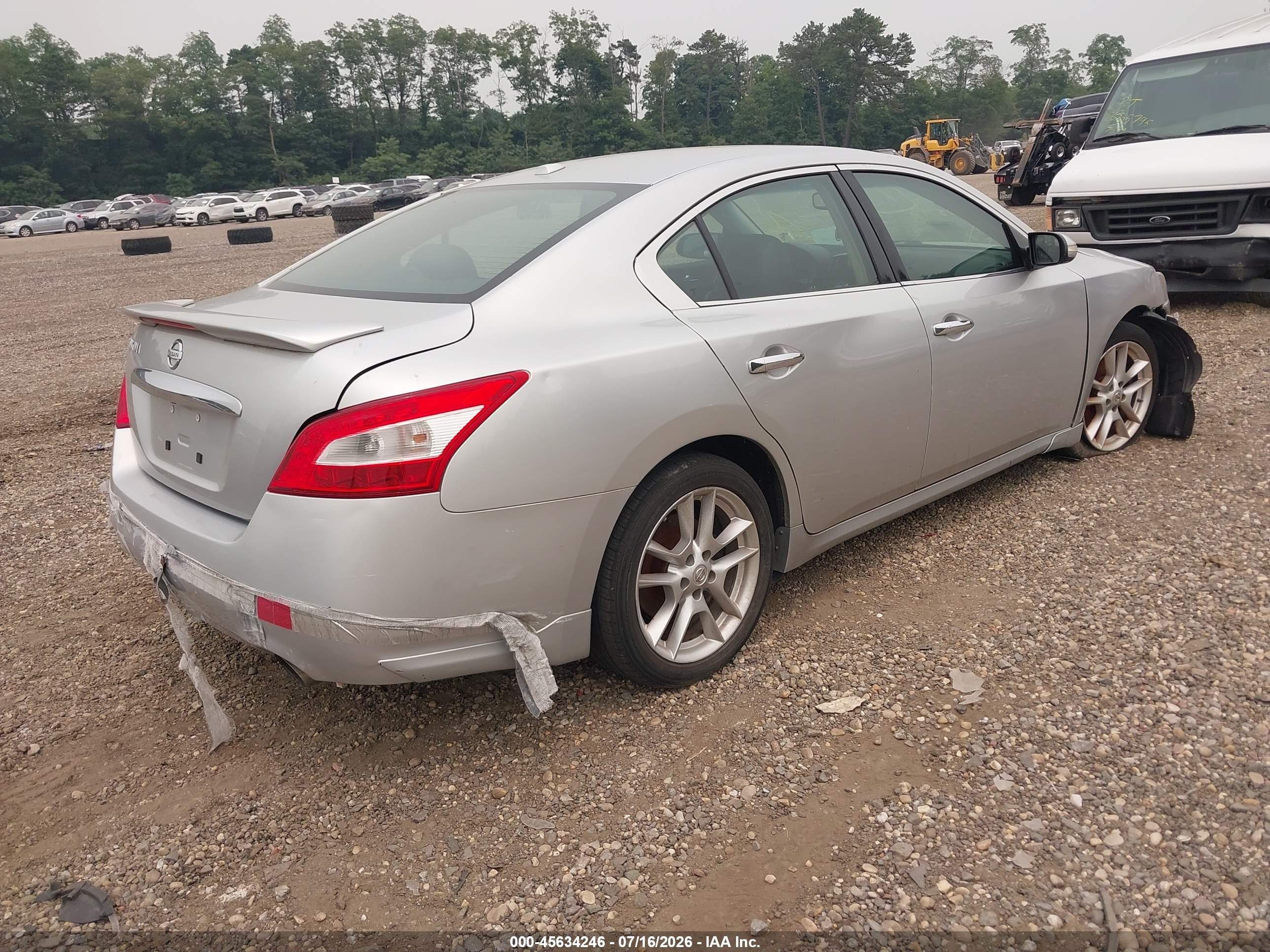 2010 Nissan Maxima 3.5 Sv Gray vin: 1N4AA5AP0AC828405