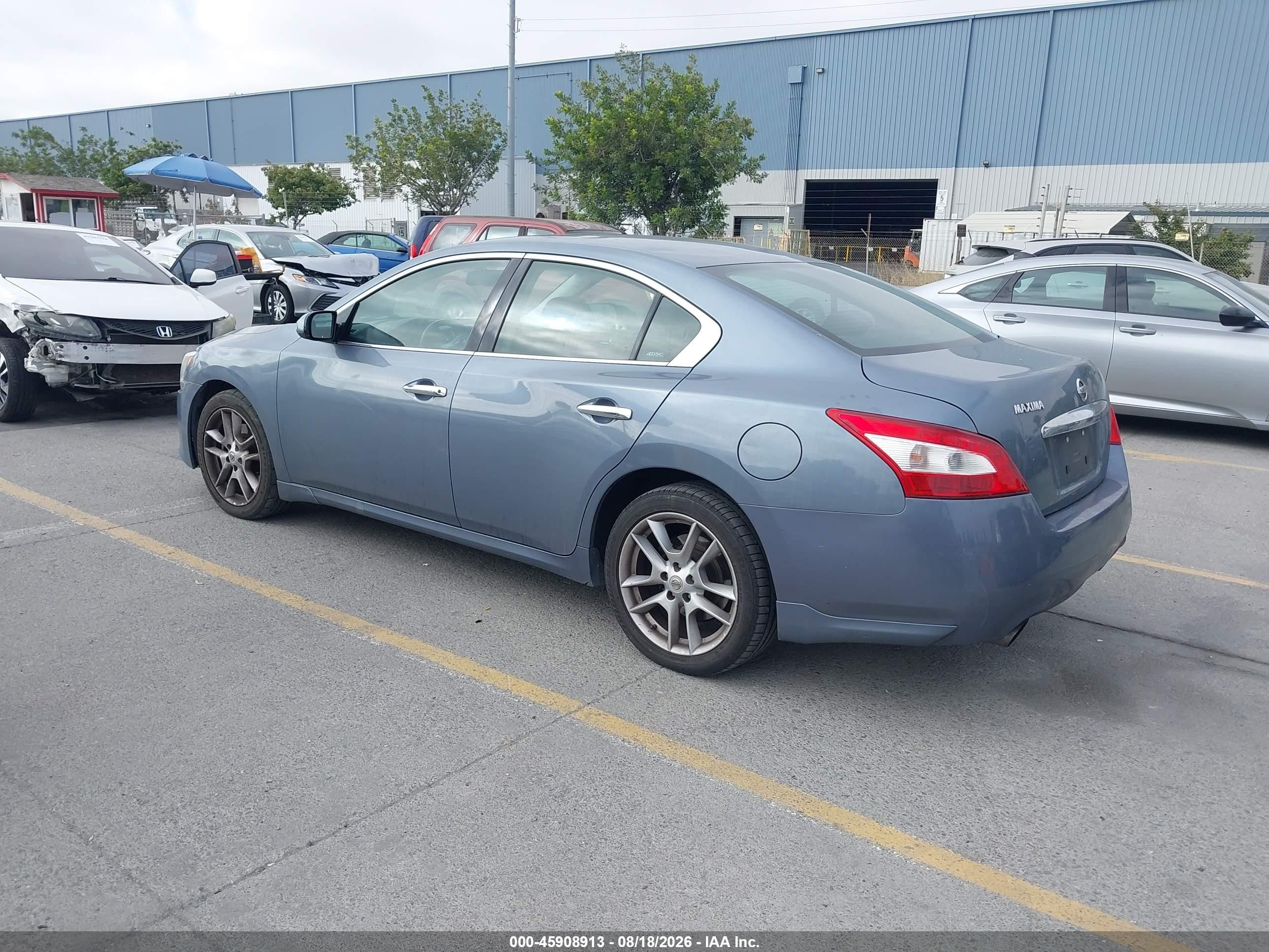 2010 Nissan Maxima 3.5 S Blue vin: 1N4AA5AP0AC828484