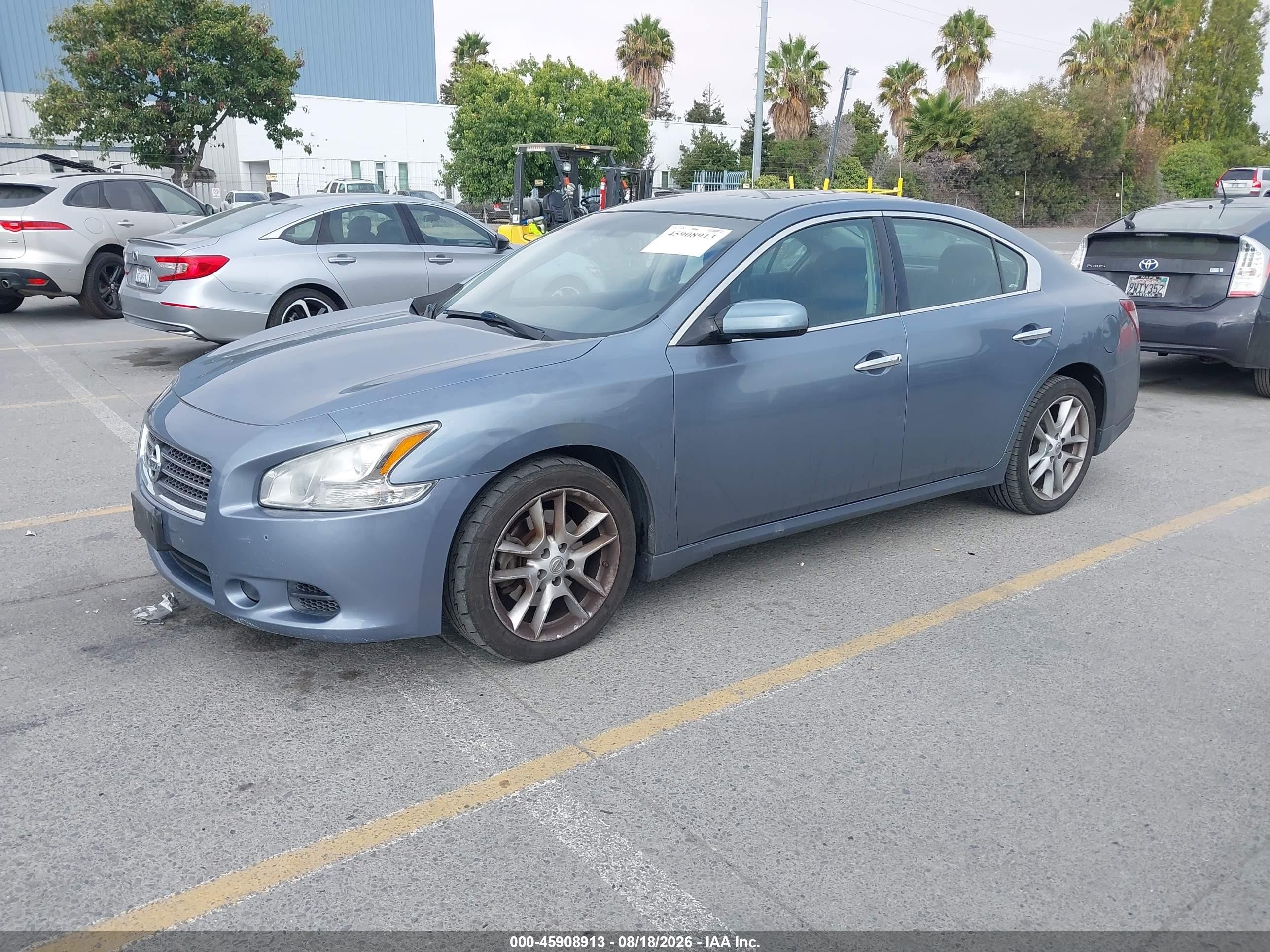 2010 Nissan Maxima 3.5 S Blue vin: 1N4AA5AP0AC828484