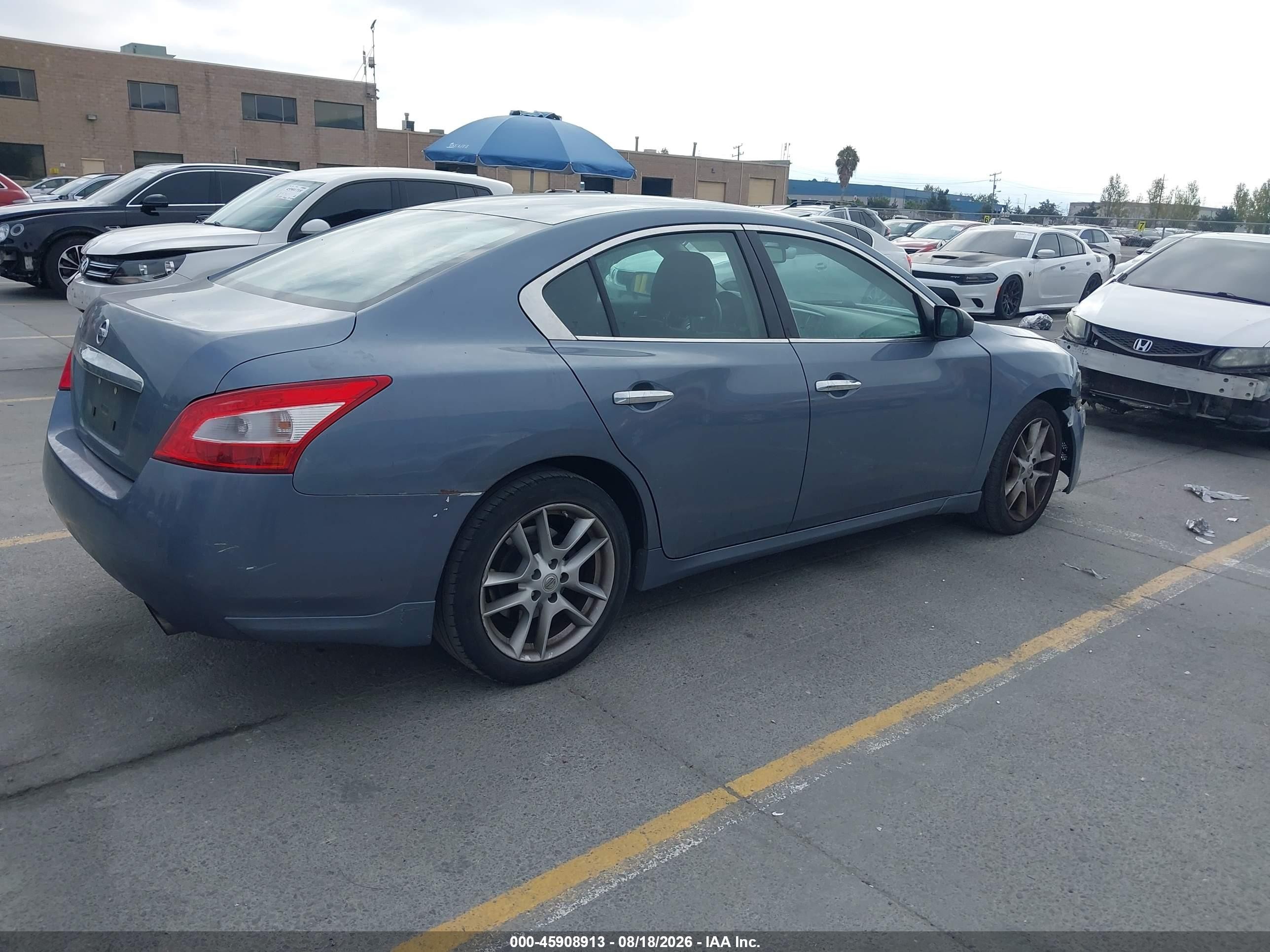 2010 Nissan Maxima 3.5 S Blue vin: 1N4AA5AP0AC828484