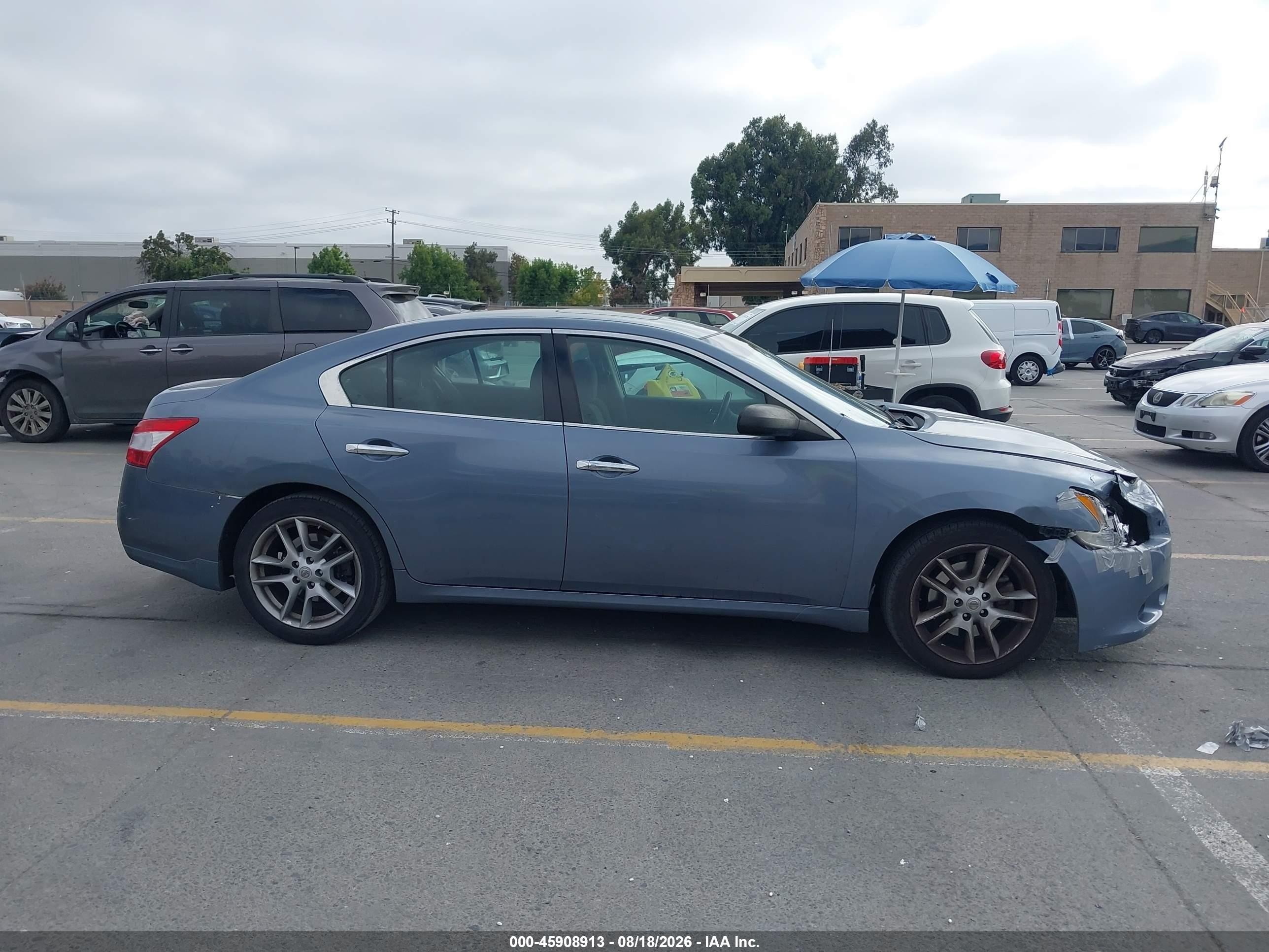 2010 Nissan Maxima 3.5 S Blue vin: 1N4AA5AP0AC828484