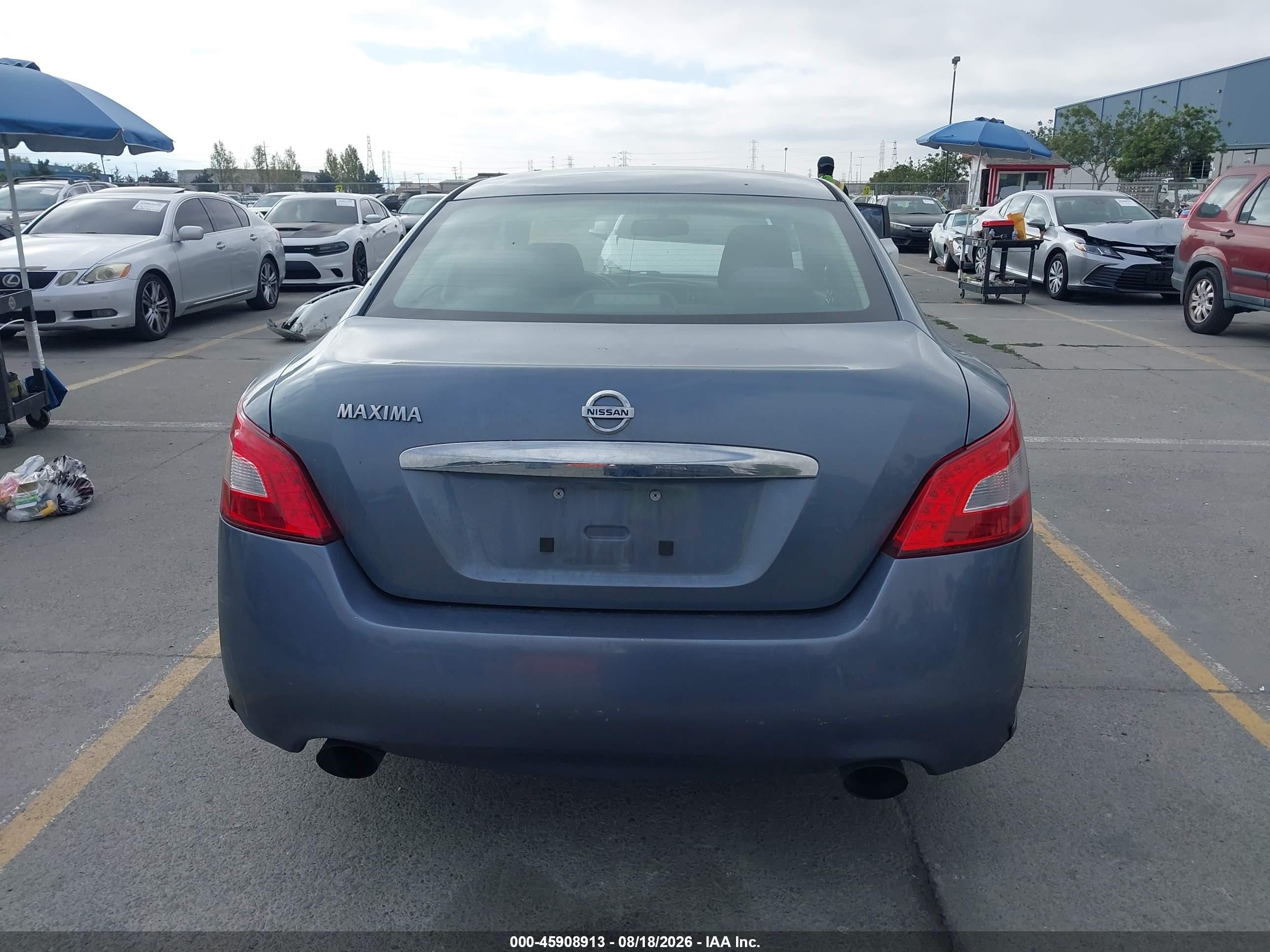 2010 Nissan Maxima 3.5 S Blue vin: 1N4AA5AP0AC828484