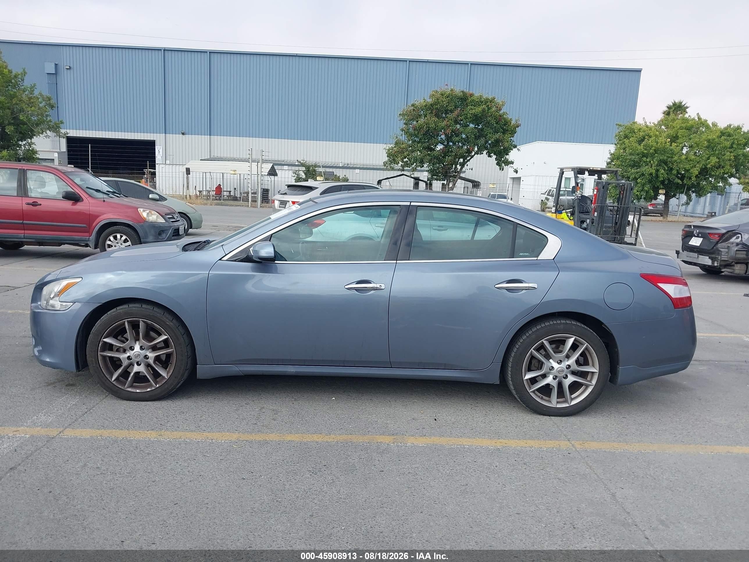 2010 Nissan Maxima 3.5 S Blue vin: 1N4AA5AP0AC828484