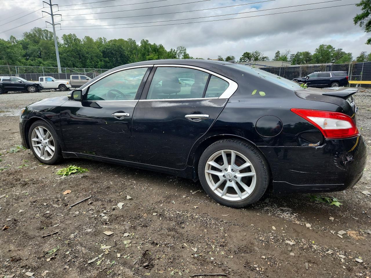 2010 Nissan Maxima 3.5 S Black vin: 1N4AA5AP0AC831546