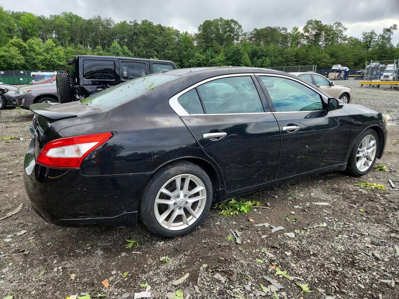 2010 Nissan Maxima 3.5 S Black vin: 1N4AA5AP0AC831546