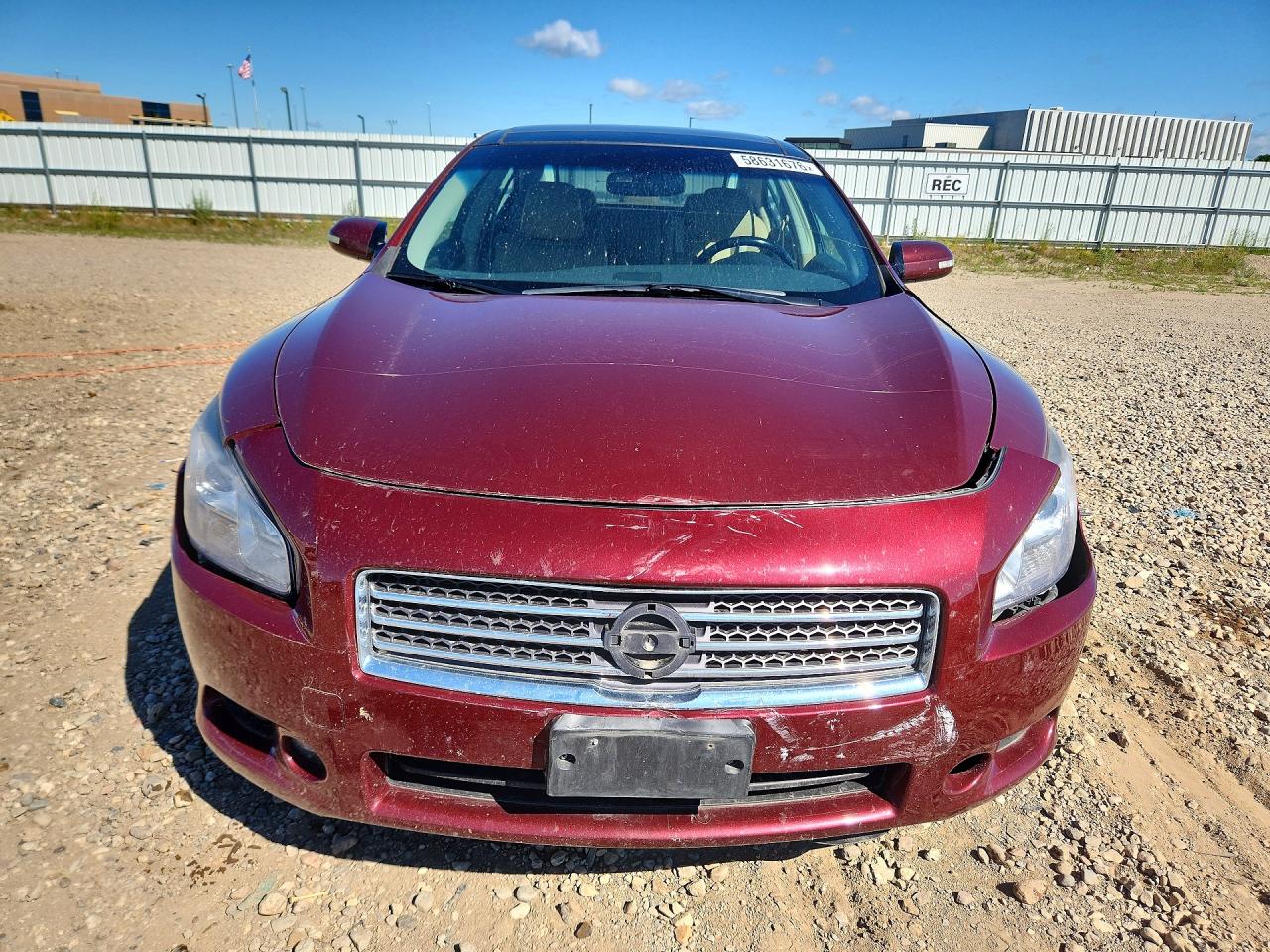 2010 Nissan Maxima 3.5 S Red vin: 1N4AA5AP0AC834009