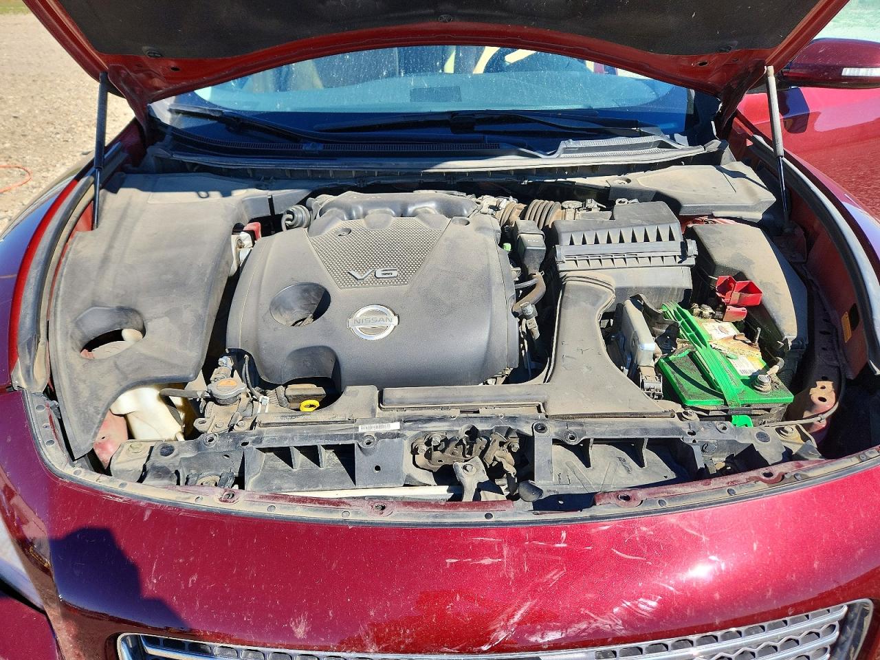 2010 Nissan Maxima 3.5 S Red vin: 1N4AA5AP0AC834009